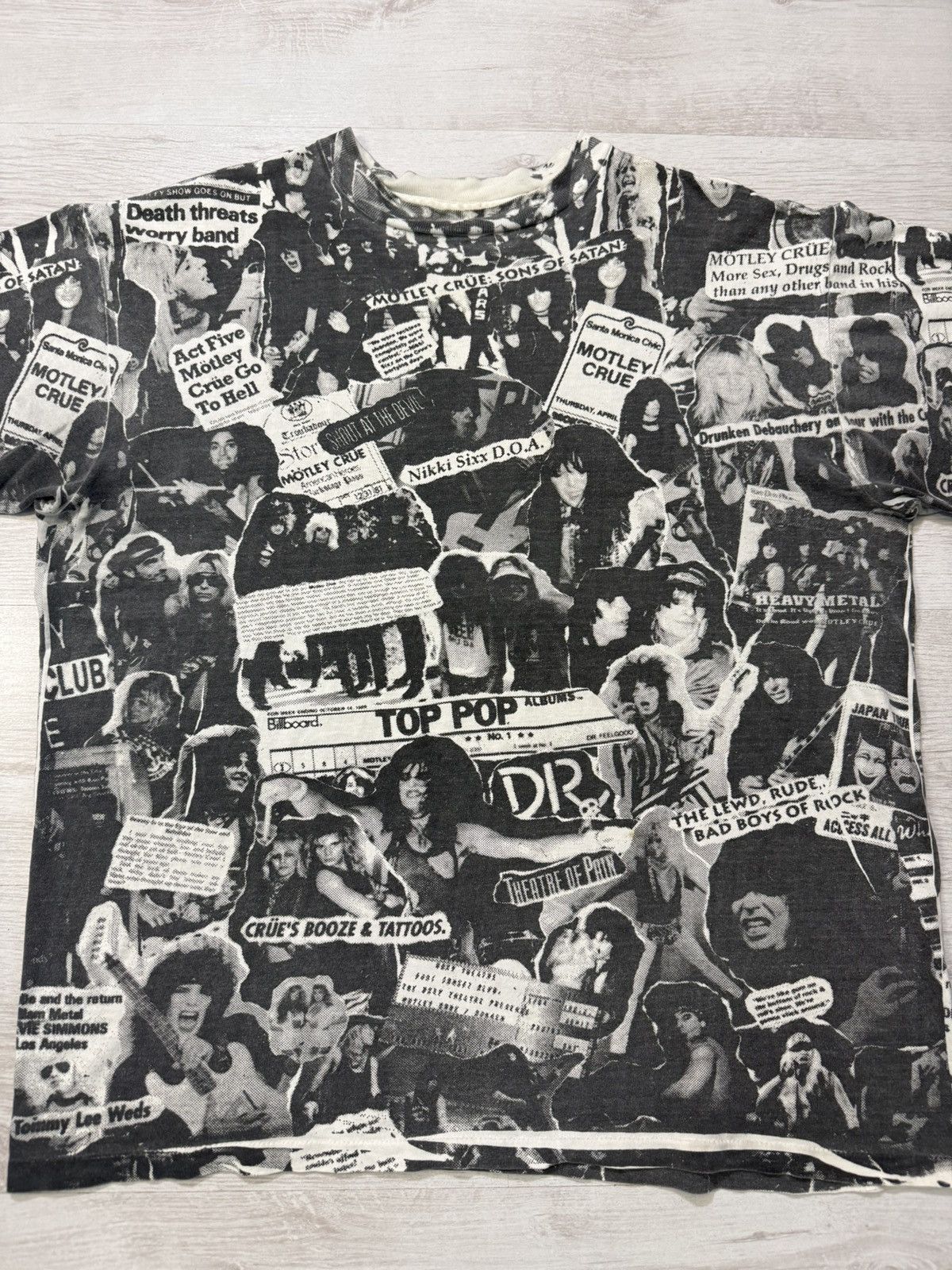 Other 90’s Vintage Motley Crue Newspaper Fans Are The Best AOP Tee Size US XL / EU 56 / 4 - 6 Thumbnail