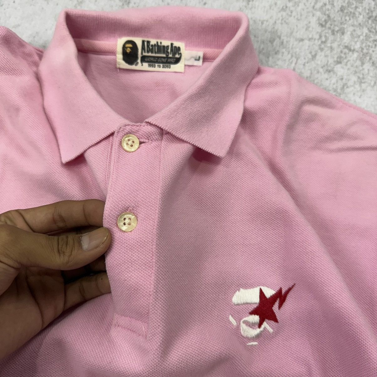 Bape A Bathing Ape lighting ombre poloshirt Size US L / EU 52-54 / 3 - 6 Thumbnail