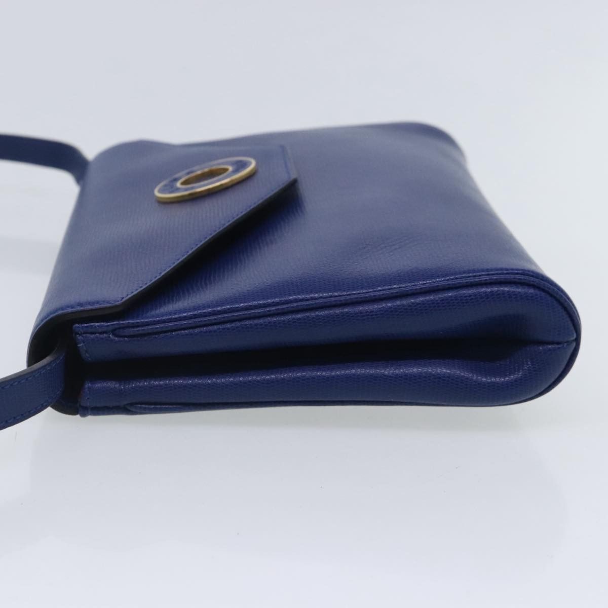 Celine CELINE Shoulder Bag Leather Blue Gold Size ONE SIZE - 5 Thumbnail