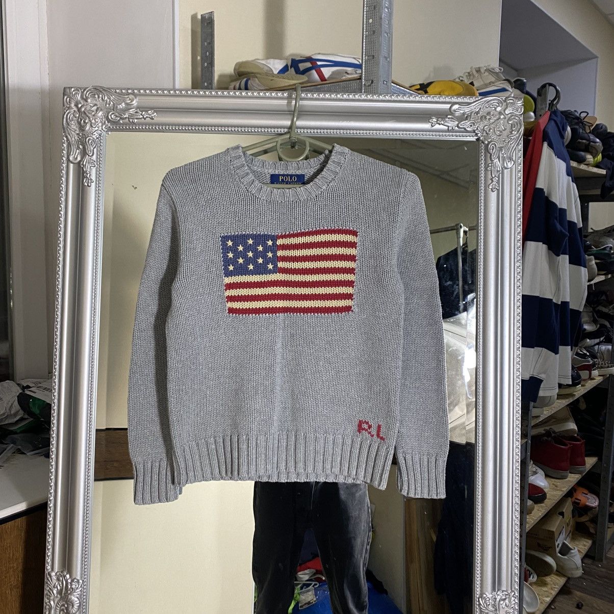 Polo Ralph Lauren Polo Ralph Lauren Sweater USA flag vintage Size US XS / EU 42 / 0 - 1 Thumbnail
