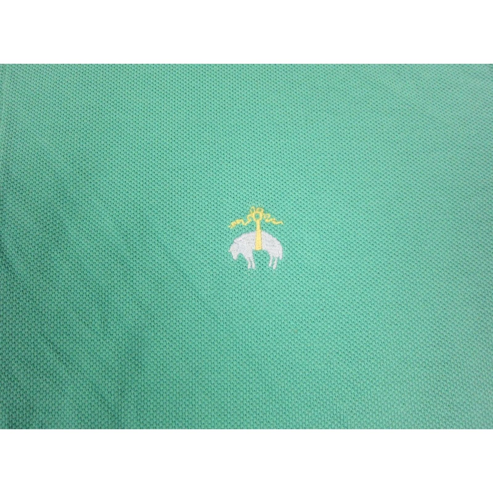 Brooks Brothers Brooks Brothers Polo Shirt Mens XL Green Slim Fit Performance Golf Size US XL / EU 56 / 4 - 3 Thumbnail