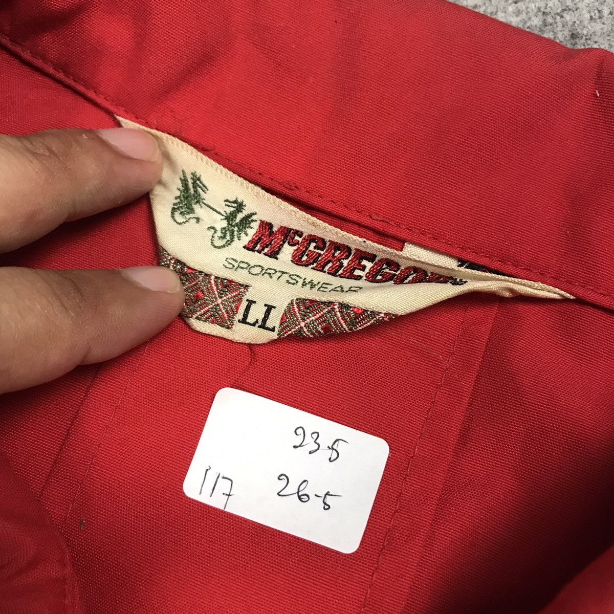 McGregor × Vintage McGregor red zipper jacket Size US L / EU 52-54 / 3 - 12 Thumbnail