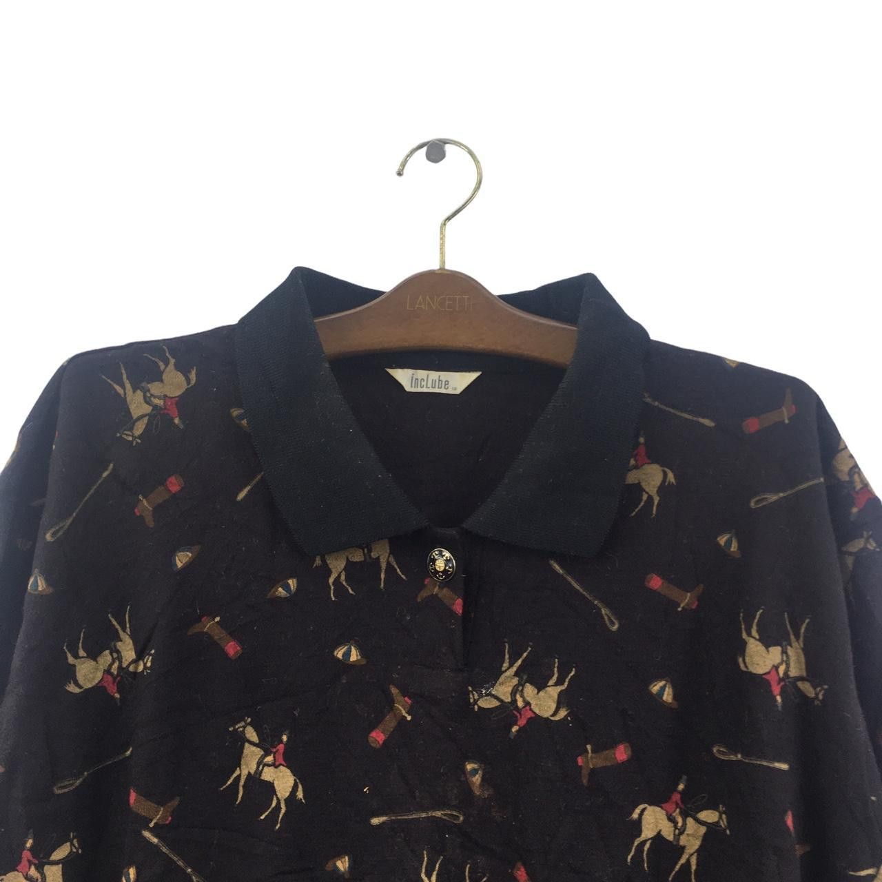 Vintage Vtg 90’ INCLUBE JAPAN Pony Pop Art Abstract Painting Jacket Size L / US 10 / IT 46 - 2 Thumbnail