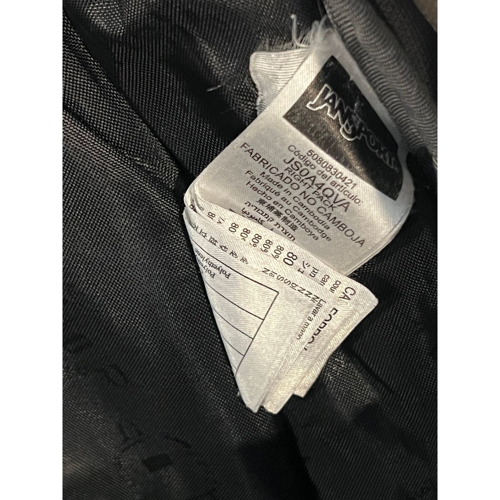 Jansport JanSport Right pack 3 Section Backpack Lucky Four Aces Patch Size ONE SIZE - 5 Thumbnail