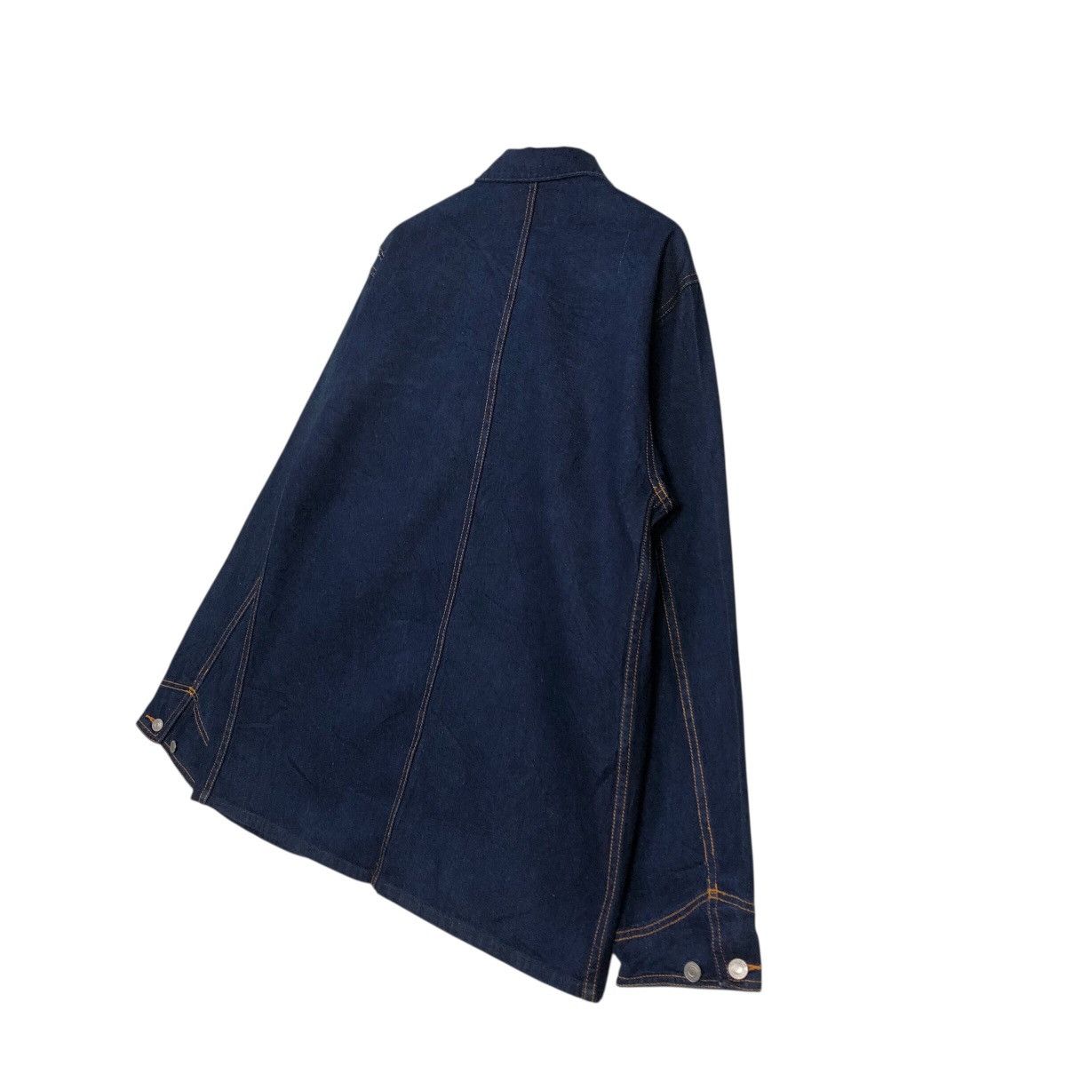 Japanese Brand 📌Vintage Indigo Denim Work Jacket Unbranded Issey Miyake Size US L / EU 52-54 / 3 - 12 Thumbnail