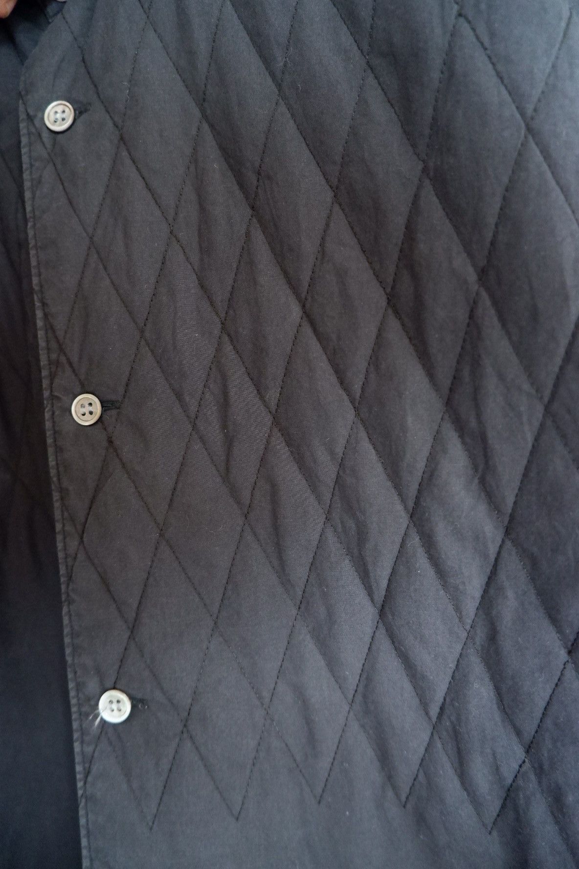 Yohji Yamamoto Vtg Yohji Yamamoto Y's For Men Quilted Padded Shirts Size US XL / EU 56 / 4 - 5 Thumbnail