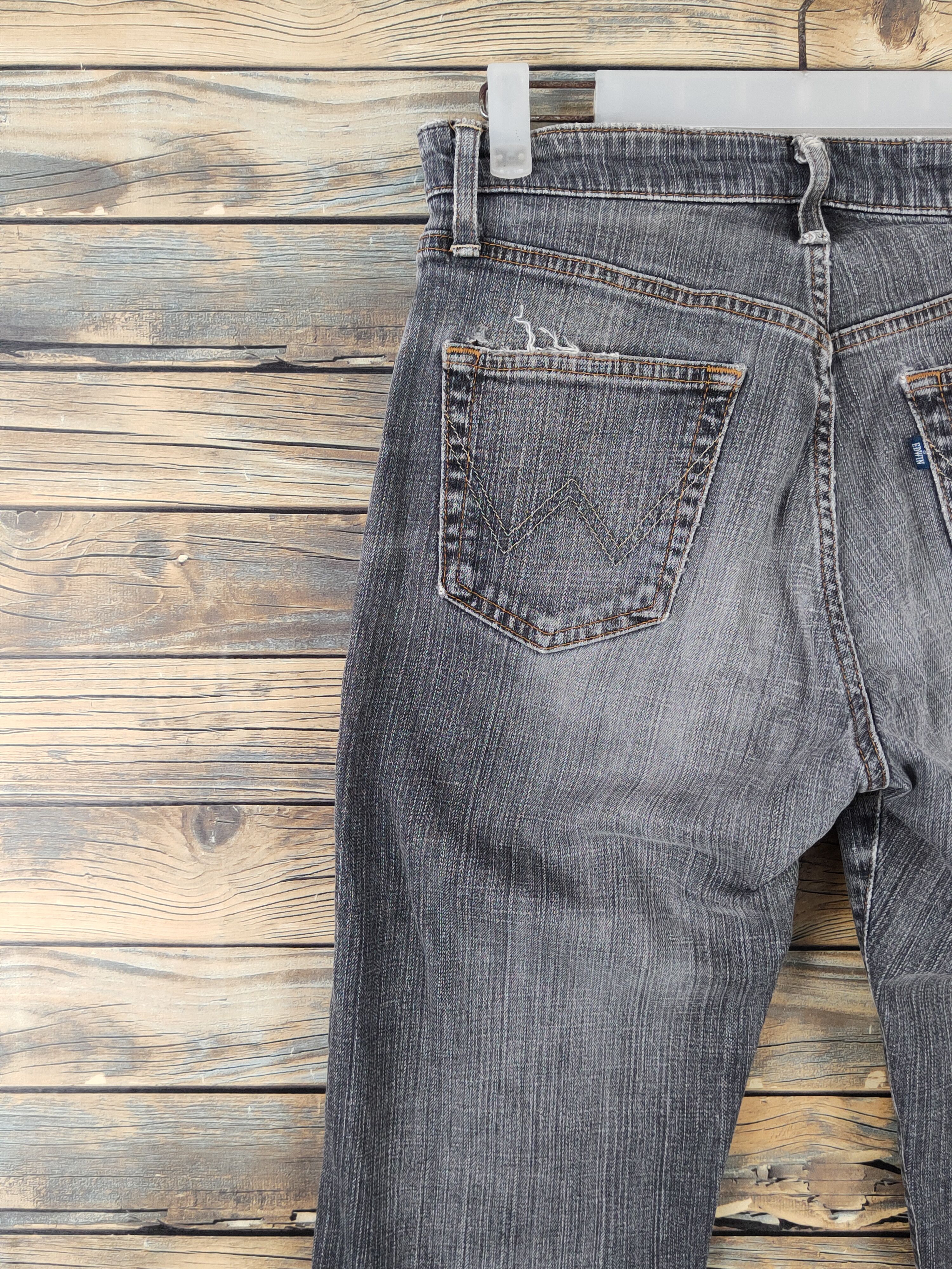 Edwin Edwin Black Distressed Ripped Jeans #W1798 Size US 30 / EU 46 - 9 Thumbnail