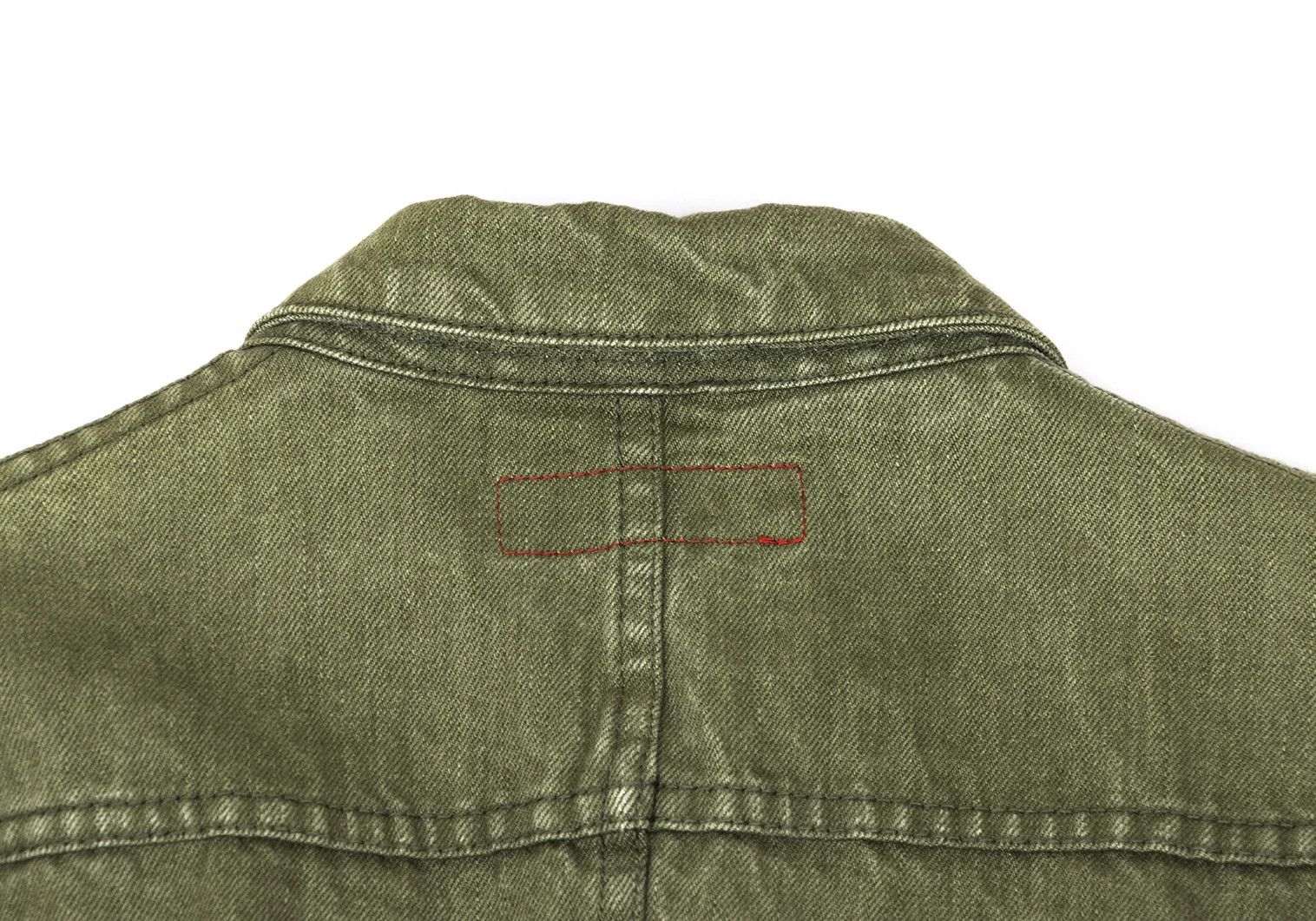 Junya Watanabe Button Design Denim Tailored Jacket in Khaki Size US M / EU 48-50 / 2 - 16 Thumbnail
