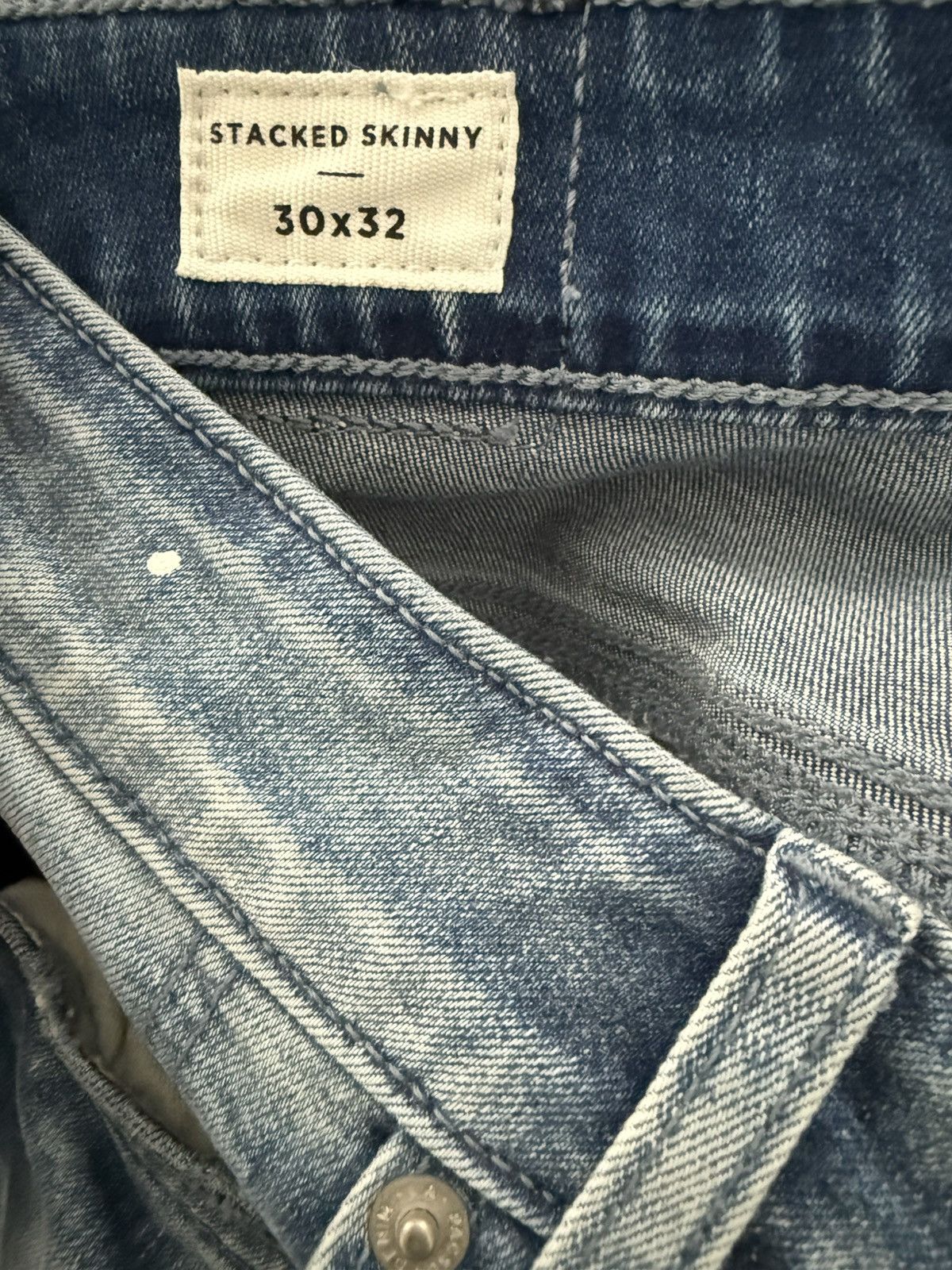 Pacsun PACSUN Stacked Skinny 30x32 Denim Jeans Size US 32 / EU 48 - 3 Thumbnail
