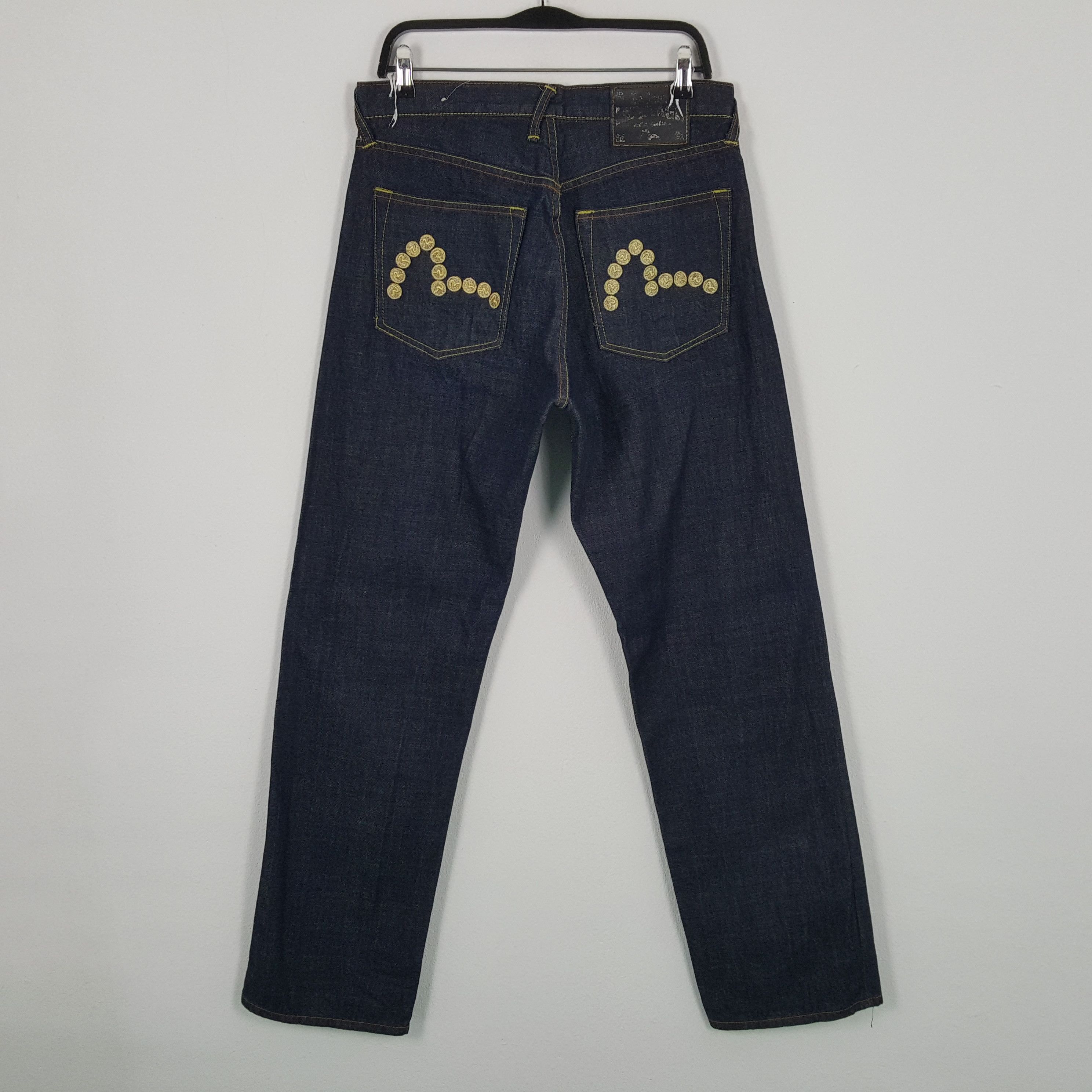Japanese Brand × Vintage EVISU Jeans Japanese Brand Streetwear Custom Daicock Style Size US 31 - 4 Thumbnail