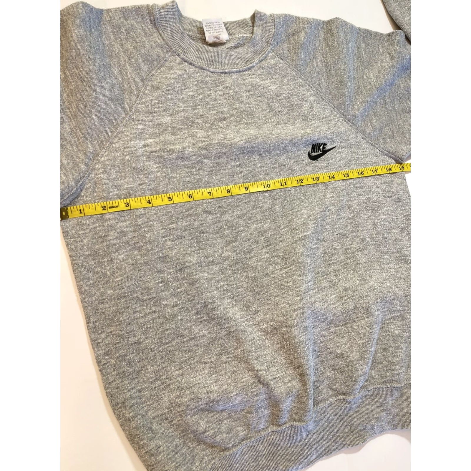 Nike VINTAGE Nike Air Crewneck Sweatshirt Mens Gray M 90s Hip Hop USA Size US M / EU 48-50 / 2 - 6 Thumbnail