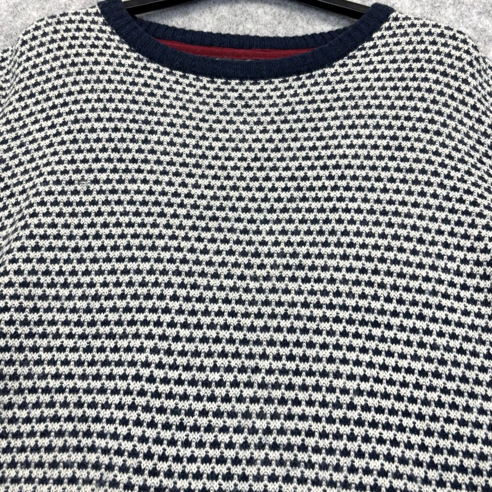 Vintage VINTAGE Joules Heacham Lambswool Jumper Navy Mix Wool Acrylic Round Neck Mens L Size US L / EU 52-54 / 3 - 4 Thumbnail