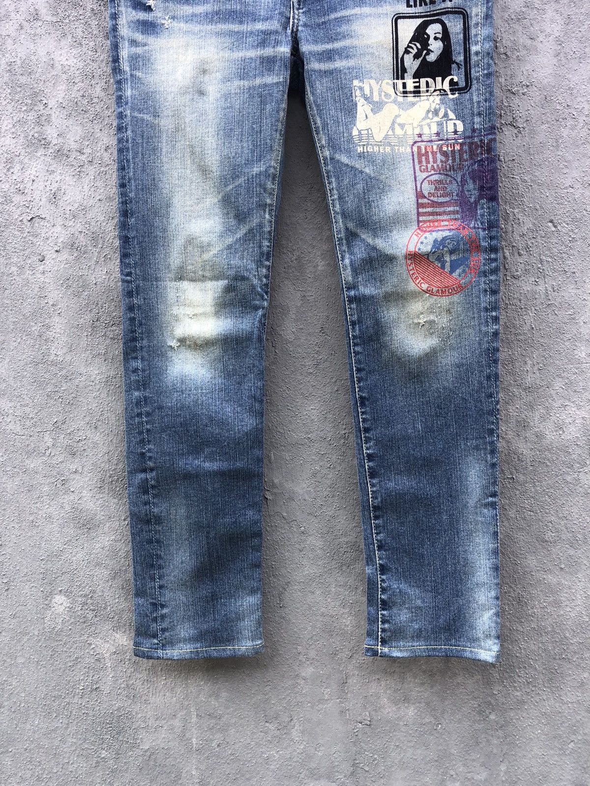 Hysteric Glamour Hysteric Glamour Stud Poem Try It You’ll Like It Jeans Size 30" / US 8 / IT 44 - 5 Thumbnail