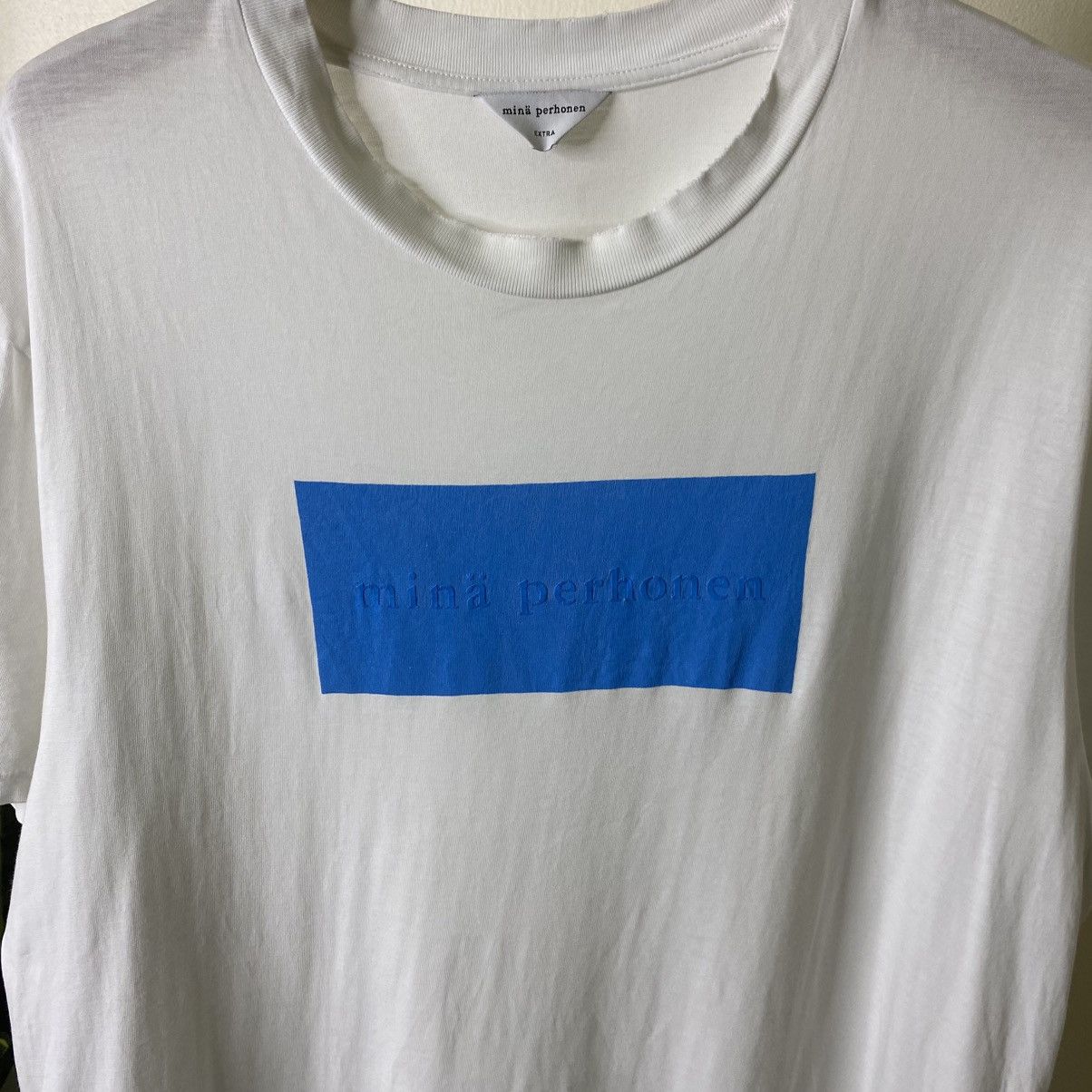 mina perhonen Box Logo T Shirt Size US XL / EU 56 / 4 - 2 Thumbnail