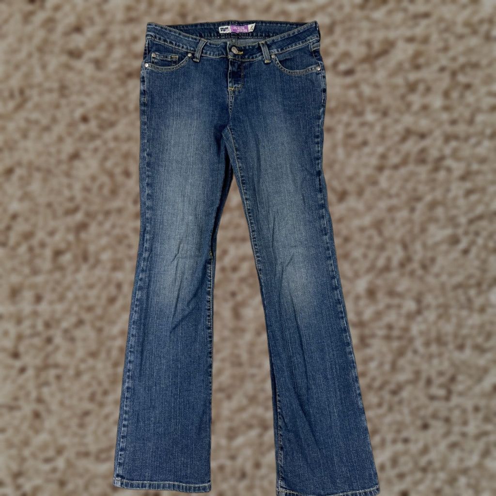 Anchor Blue AnchorBlue Jeans Womens 7 Denim Bootcut Slim Low Rise 5-Pocket Blue Cotton Blend Denim Vintage No Size 28" / US 6 / IT 42 - 1 Thumbnail