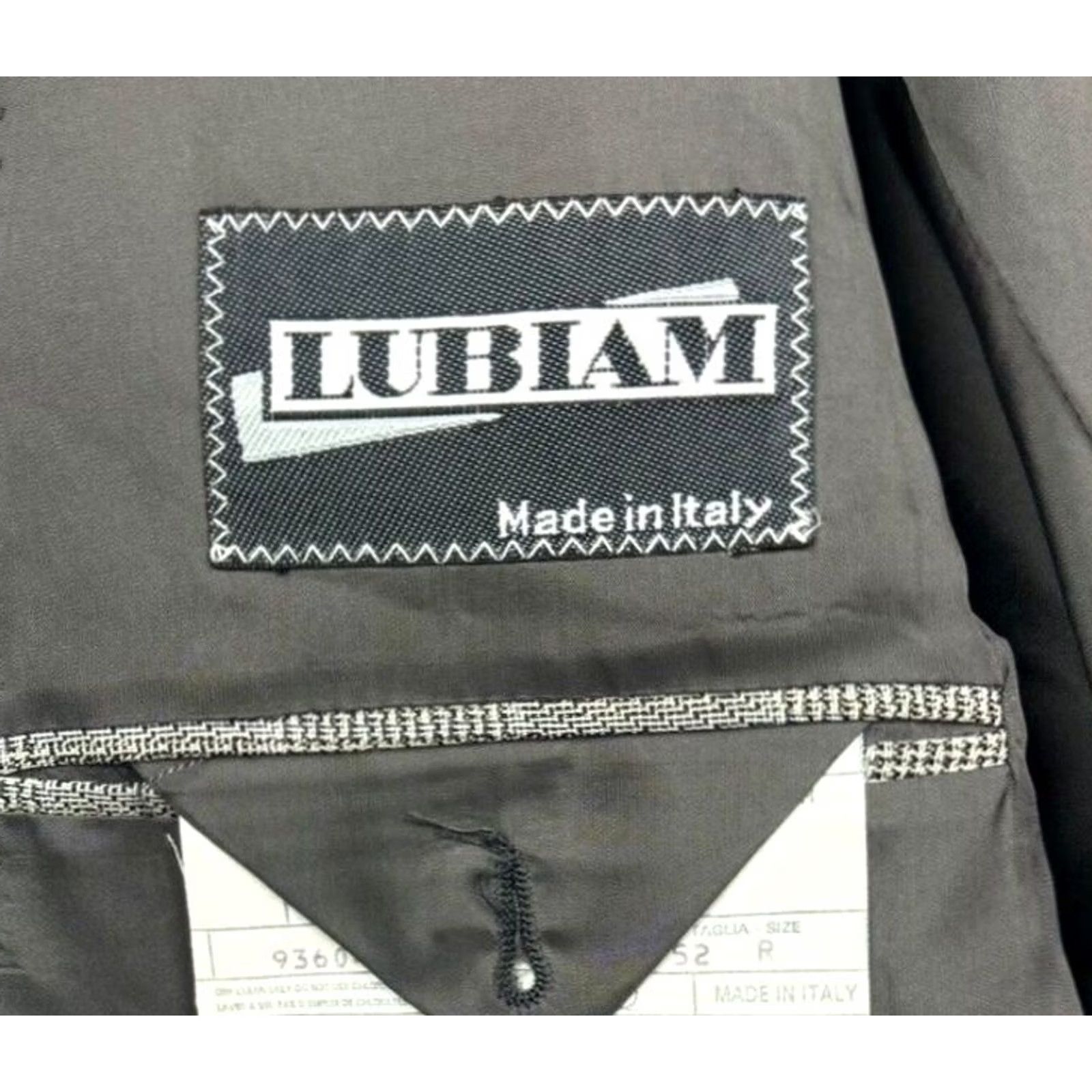 Lubiam Lubiam Men’s Wool 1-Button Blazer Jacket Gray Italy 42 R Blazer Wool Notch 2 Button Sleeves Regular Plaid Mens Size 42R - 4 Thumbnail