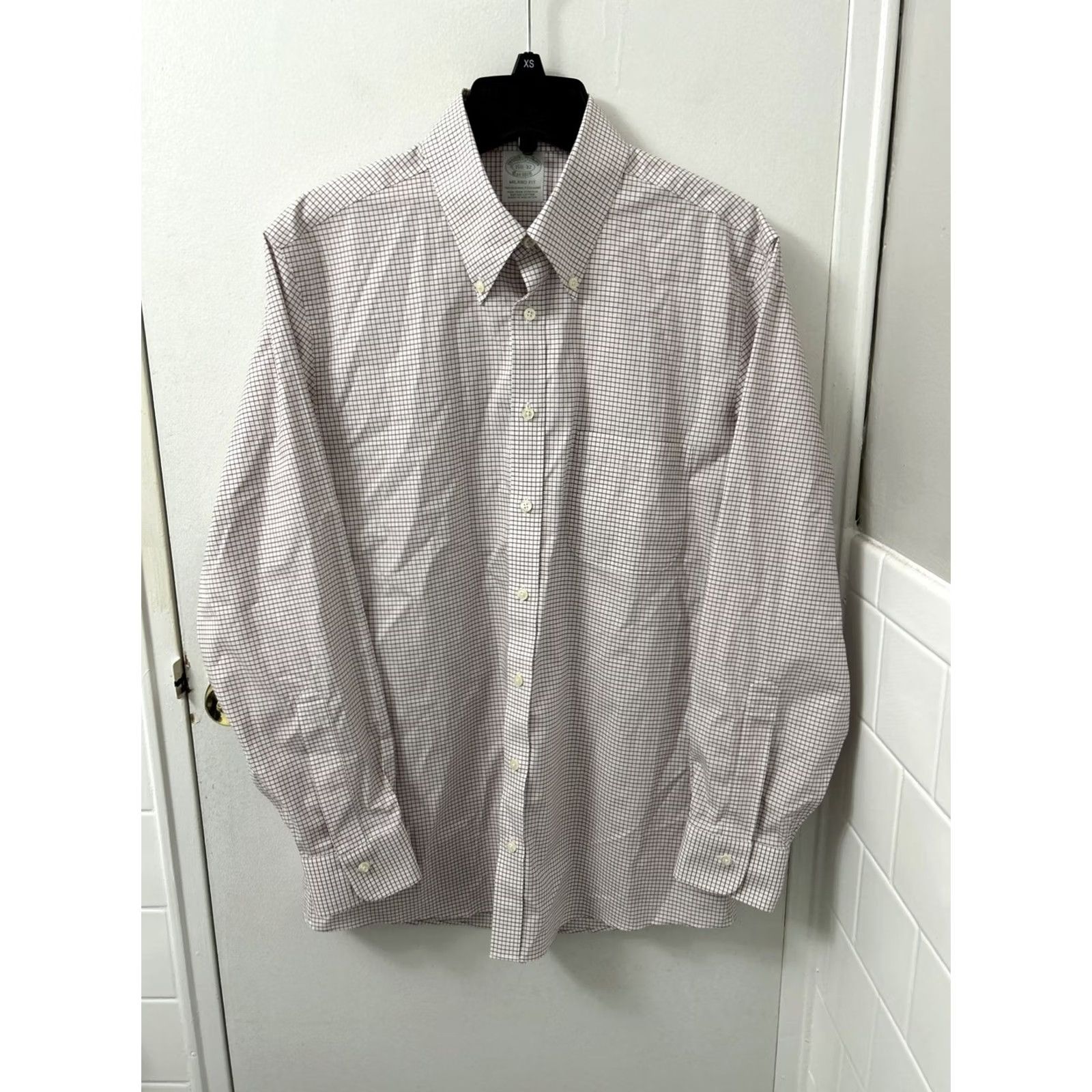 Brooks Brothers VINTAGE Brooks Brothers Original Polo Shirt Mens 15.5 Red White Plaid Milano L/S Shirt Mens Regular Red Plaid Classic Preppy 30” 21.5” Pit to Pit Size US L / EU 52-54 / 3 - 2 Thumbnail