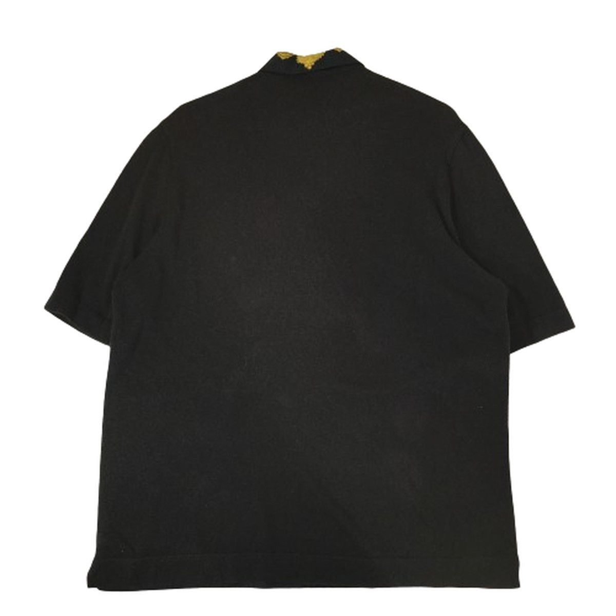 Hermes HERMES Silk Knit Shirt Black Serie Button women FR40 UK12 Size L / US 10 / IT 46 - 5 Thumbnail