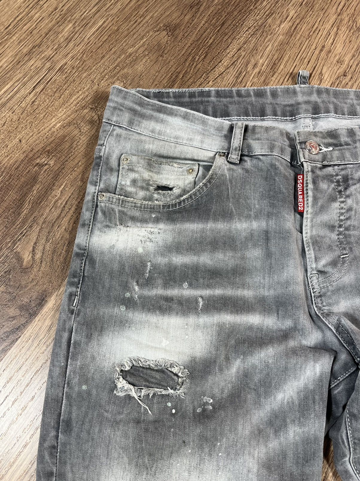 Dsquared2 Dsquared2 Distressed Denim Pants Size US 36 / EU 52 - 6 Thumbnail