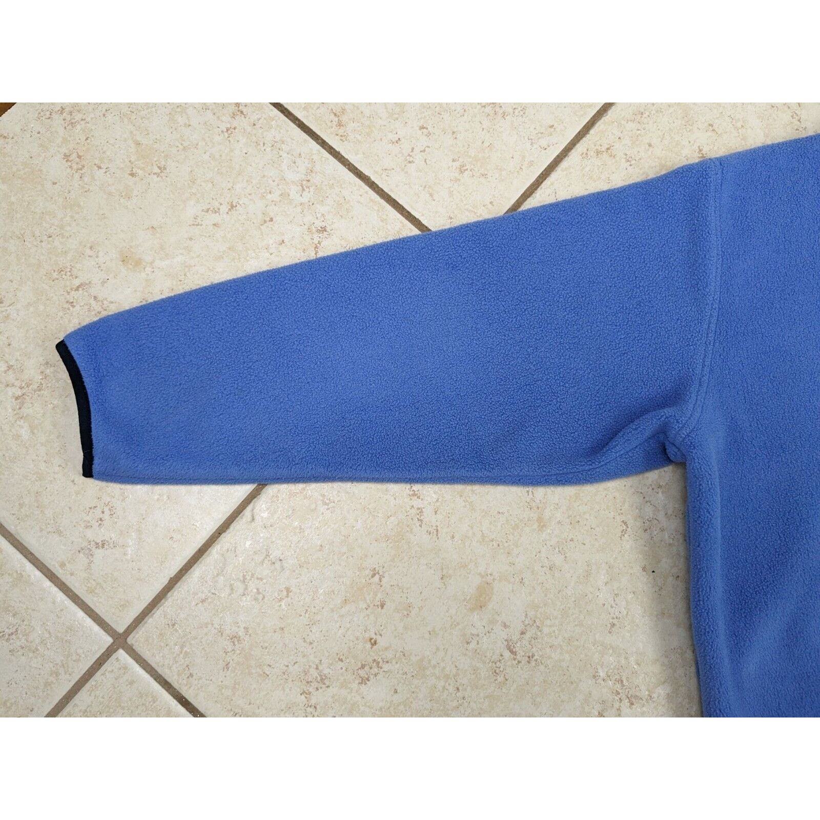 L.L. Bean Vtg LL Bean Jacket Light Blue Lavender Fleece Zip Polartec Size L / US 10 / IT 46 - 13 Thumbnail