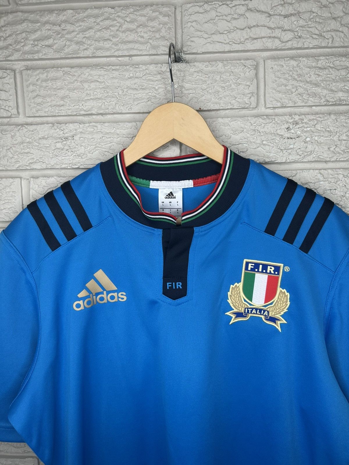 Adidas Adidas Italy 2015 Rugby Jersey Size US L / EU 52-54 / 3 - 2 Thumbnail