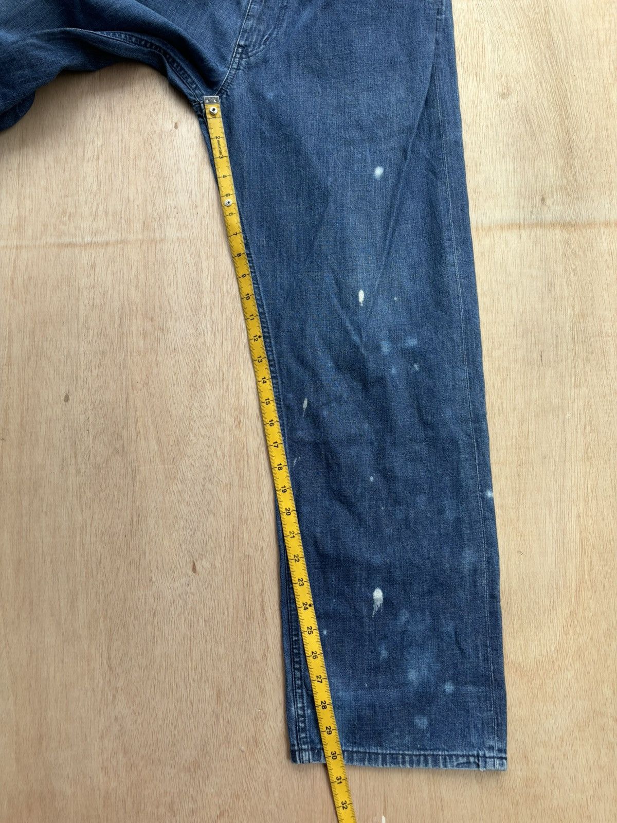 Hysteric Glamour × Japanese Brand The Fighting Suns Peace Love Denim Jeans Size US 31 - 13 Thumbnail