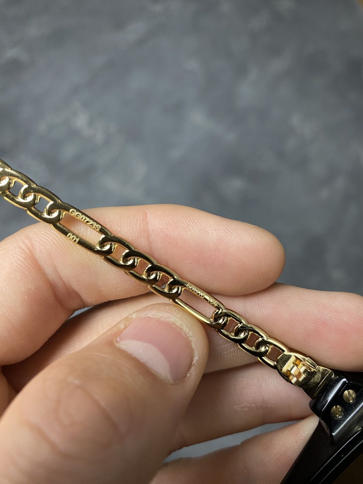Gucci Gucci GG0723S 001 Sunglasses Square Gold Chain Temple Size ONE SIZE - 15 Thumbnail