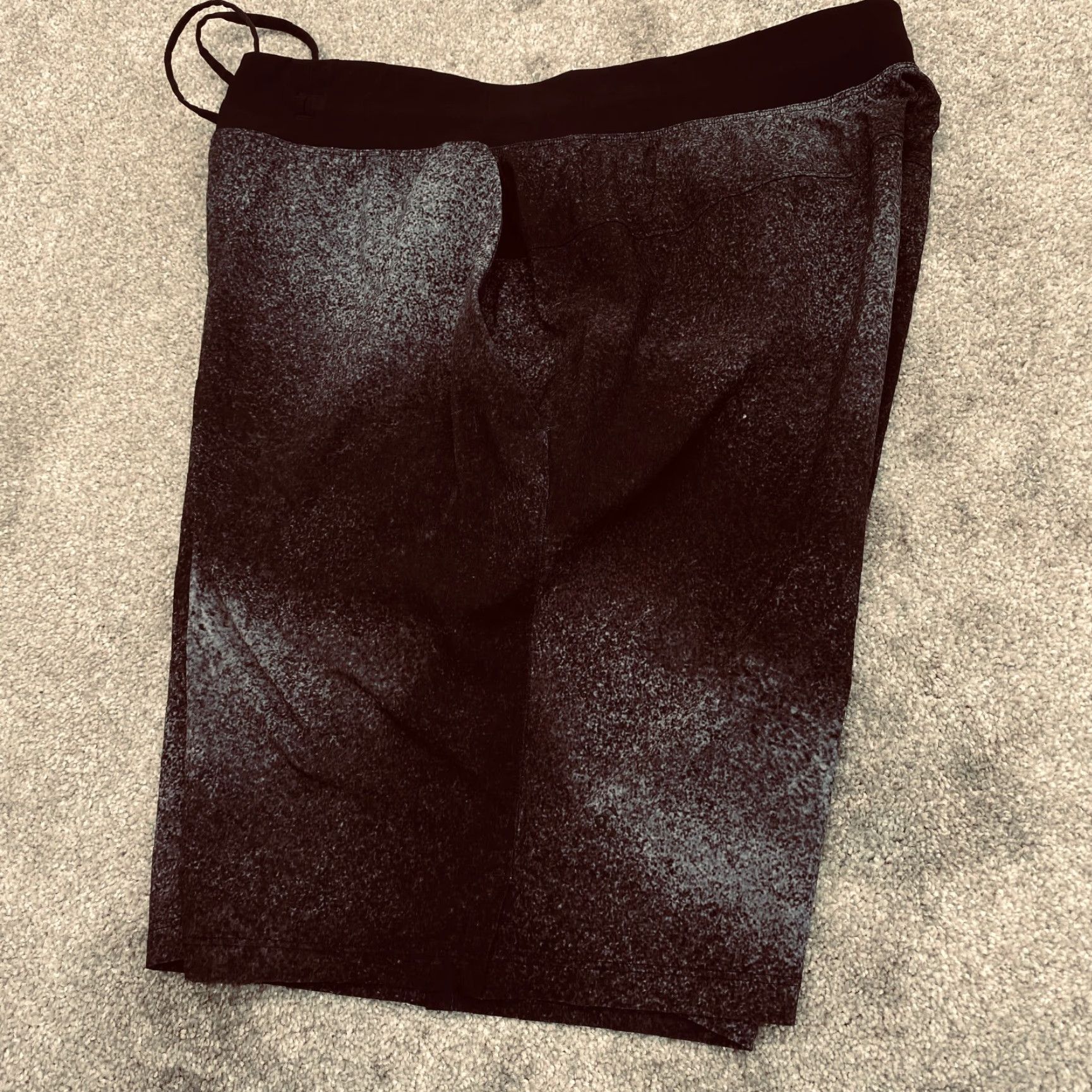 Lululemon Lululemon Zeroed In Shorts Mens Medium M7AAWS Linerless Elastic Waist Black Gray Size US 31 - 5 Thumbnail