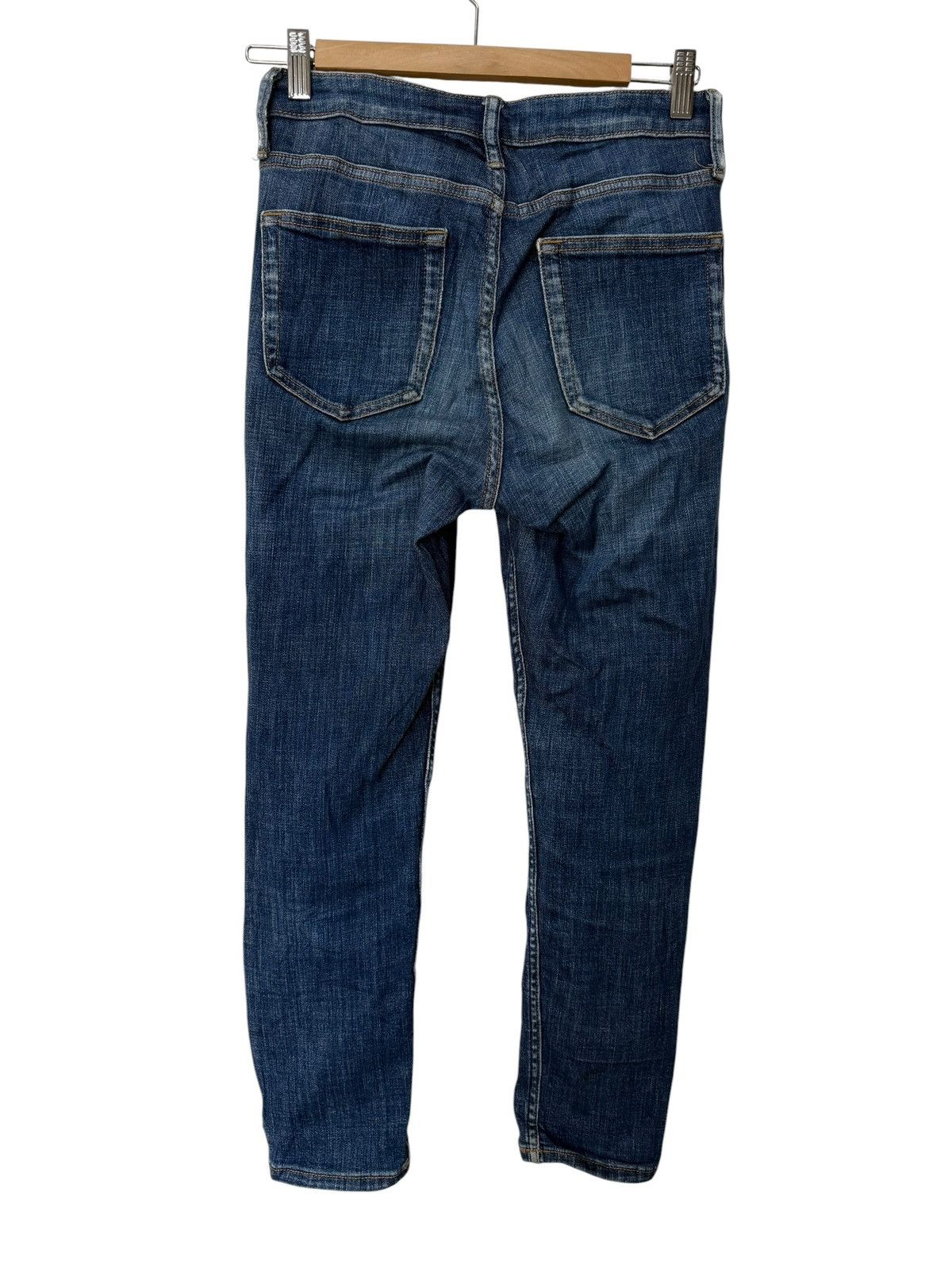 Japanese Brand Vintage American Holic Jeans Wash Slim Fit Denim Pants Size US 26 / EU 42 - 4 Thumbnail