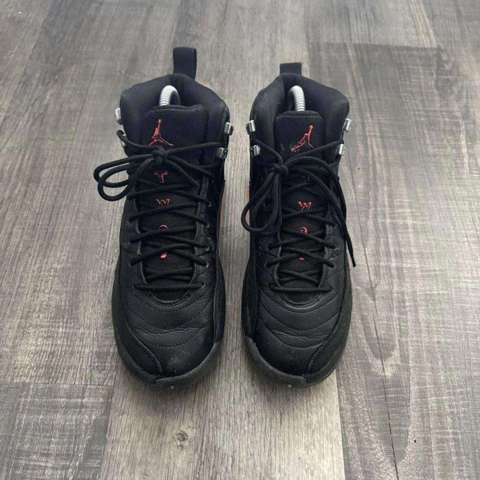 Nike NIKE • JORDAN 12 GS "Retro Utility" (6M) Size US 6 / EU 39 - 4 Thumbnail