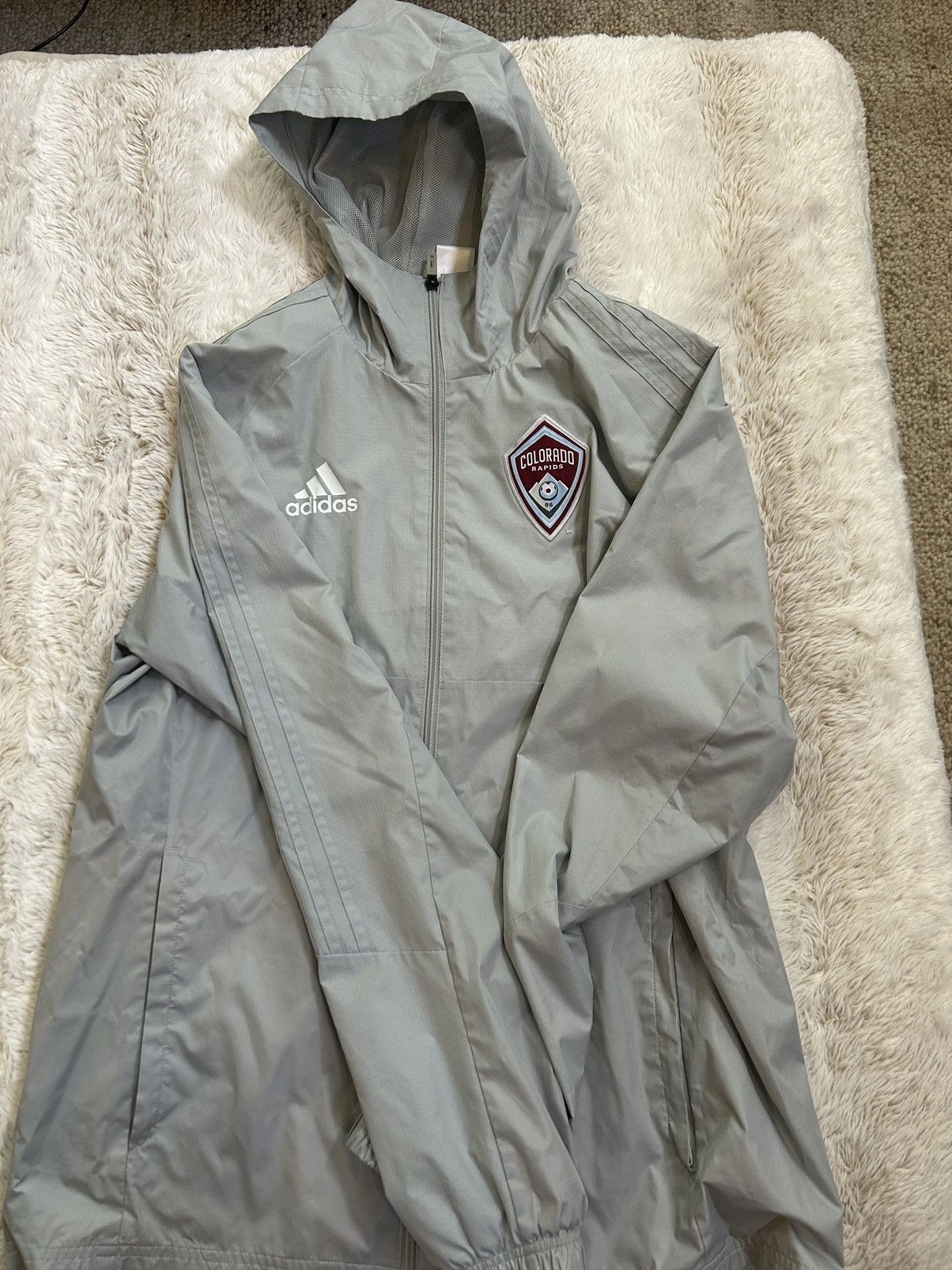 Adidas Colorado Rapids Rain Jacket Size US M / EU 48-50 / 2 - 4 Thumbnail