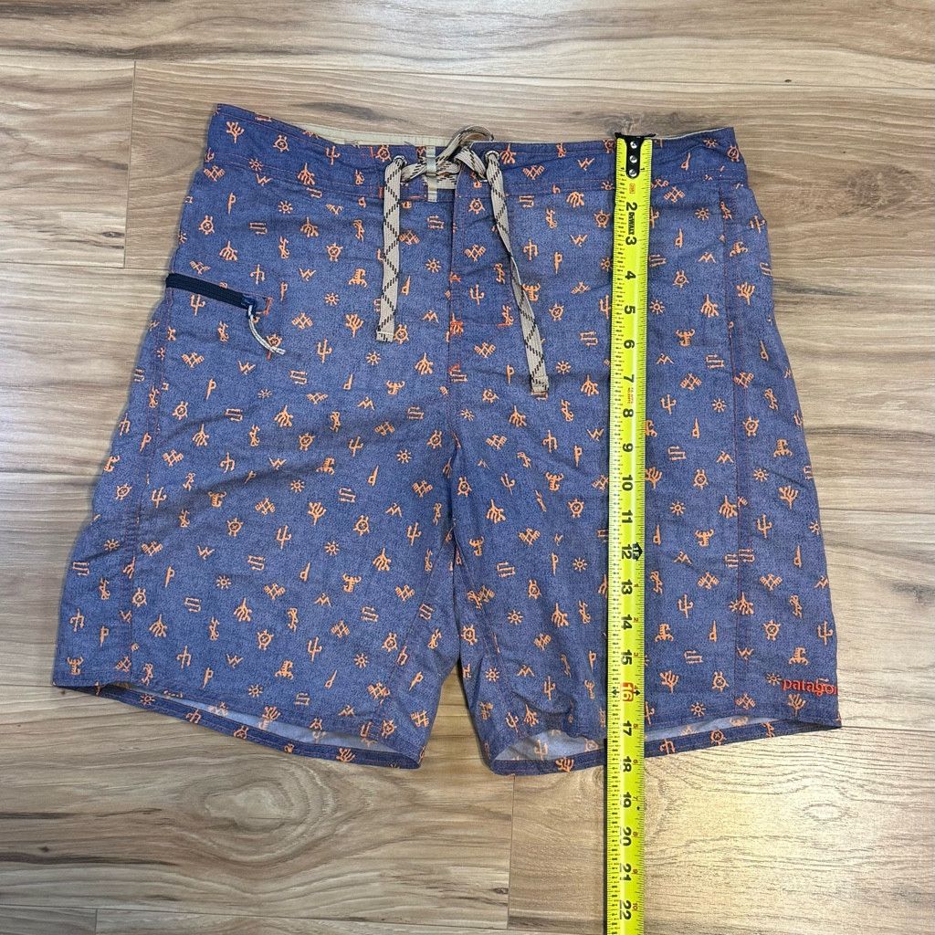 Patagonia Patagonia Men’s 30 Blue Print Board Shorts Size US 26 / EU 42 - 4 Thumbnail