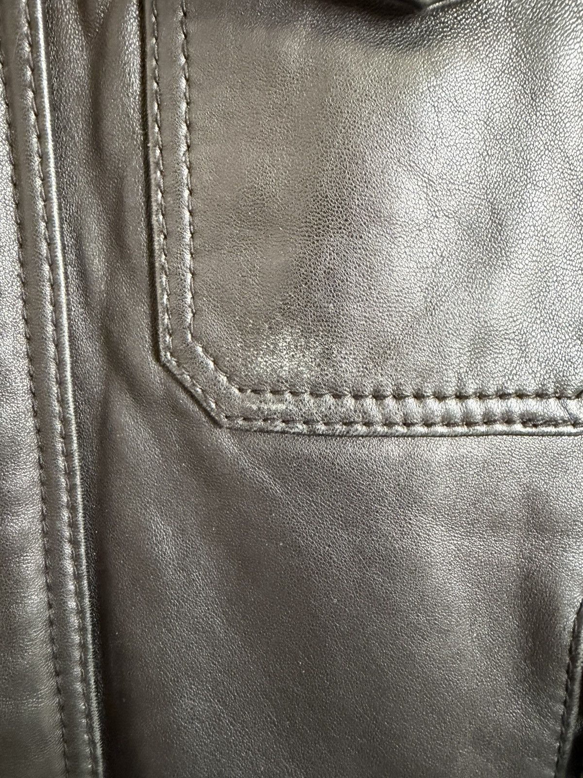 Hedi Slimane Stud Homme L-Zip Leather Jacket Size US M / EU 48-50 / 2 - 15 Thumbnail