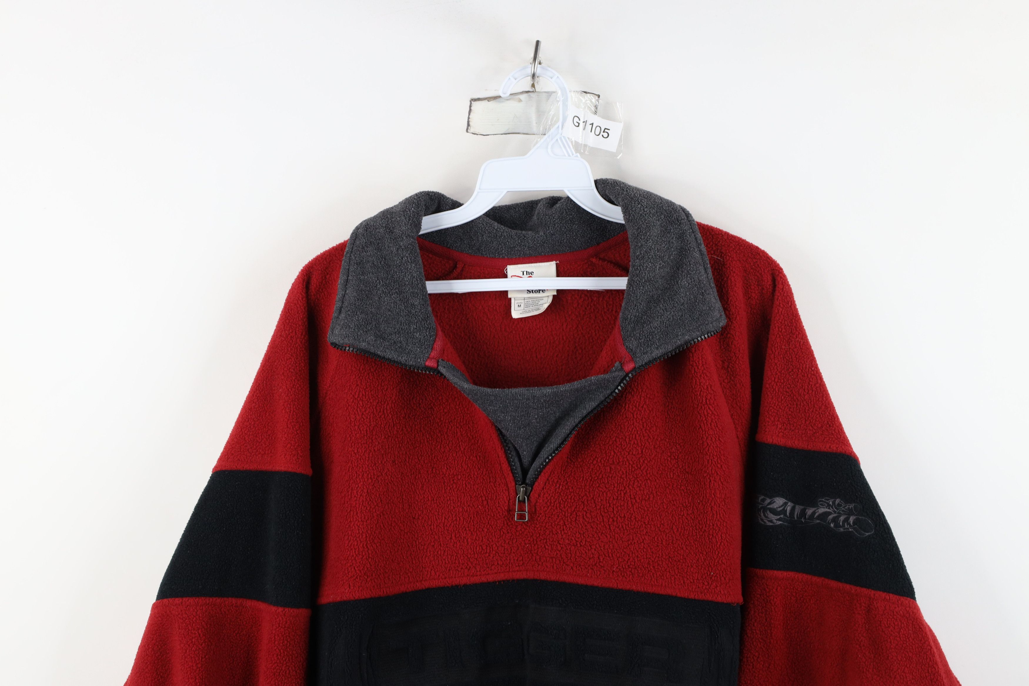 Disney Vintage 90s Disney Winnie the Pooh Tigger Half Zip Sweater Size US M / EU 48-50 / 2 - 2 Thumbnail