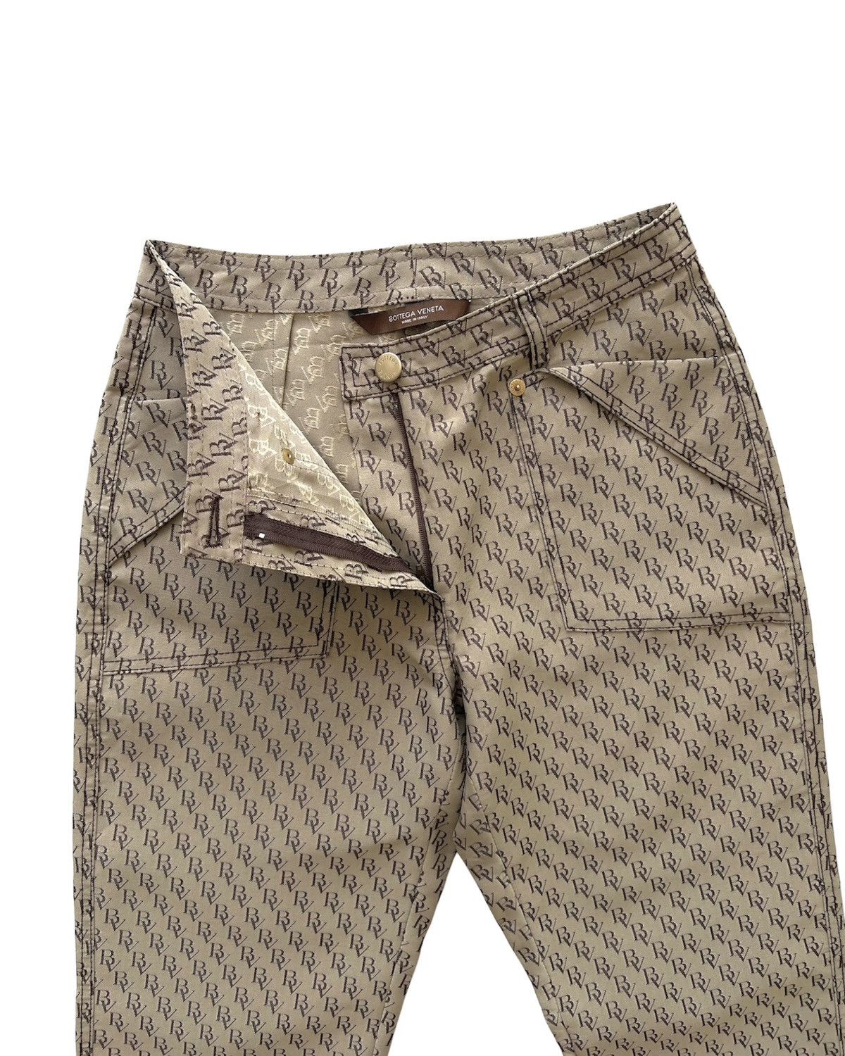 Bottega Veneta BOTTEGA VENETA MONOGRAM TROUSERS Size 26" / US 2 / IT 38 - 6 Thumbnail