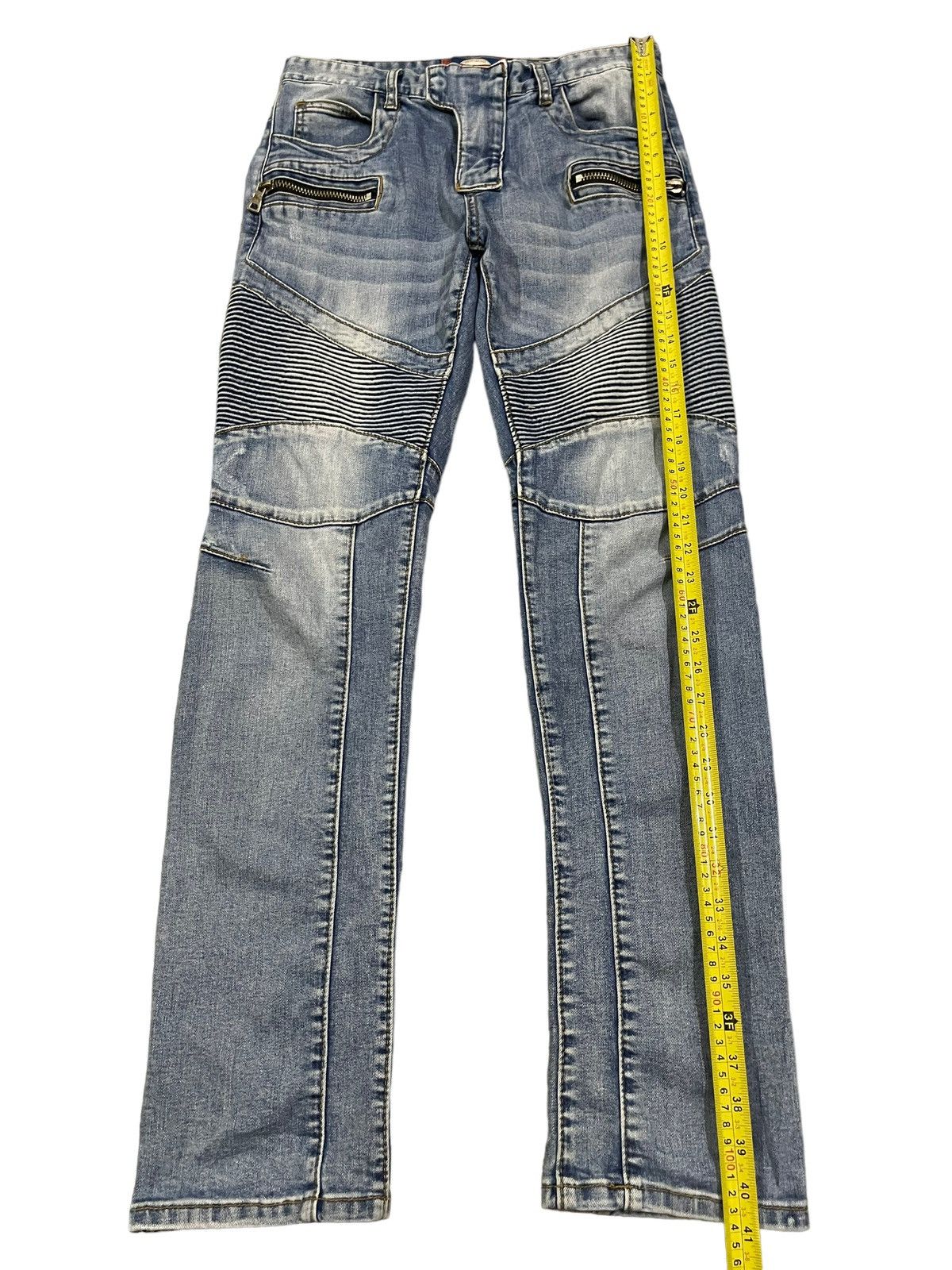 14th Addiction Vintage Japanese Brand Avant Garde Amiri Style Jeans Size US 30 / EU 46 - 10 Thumbnail