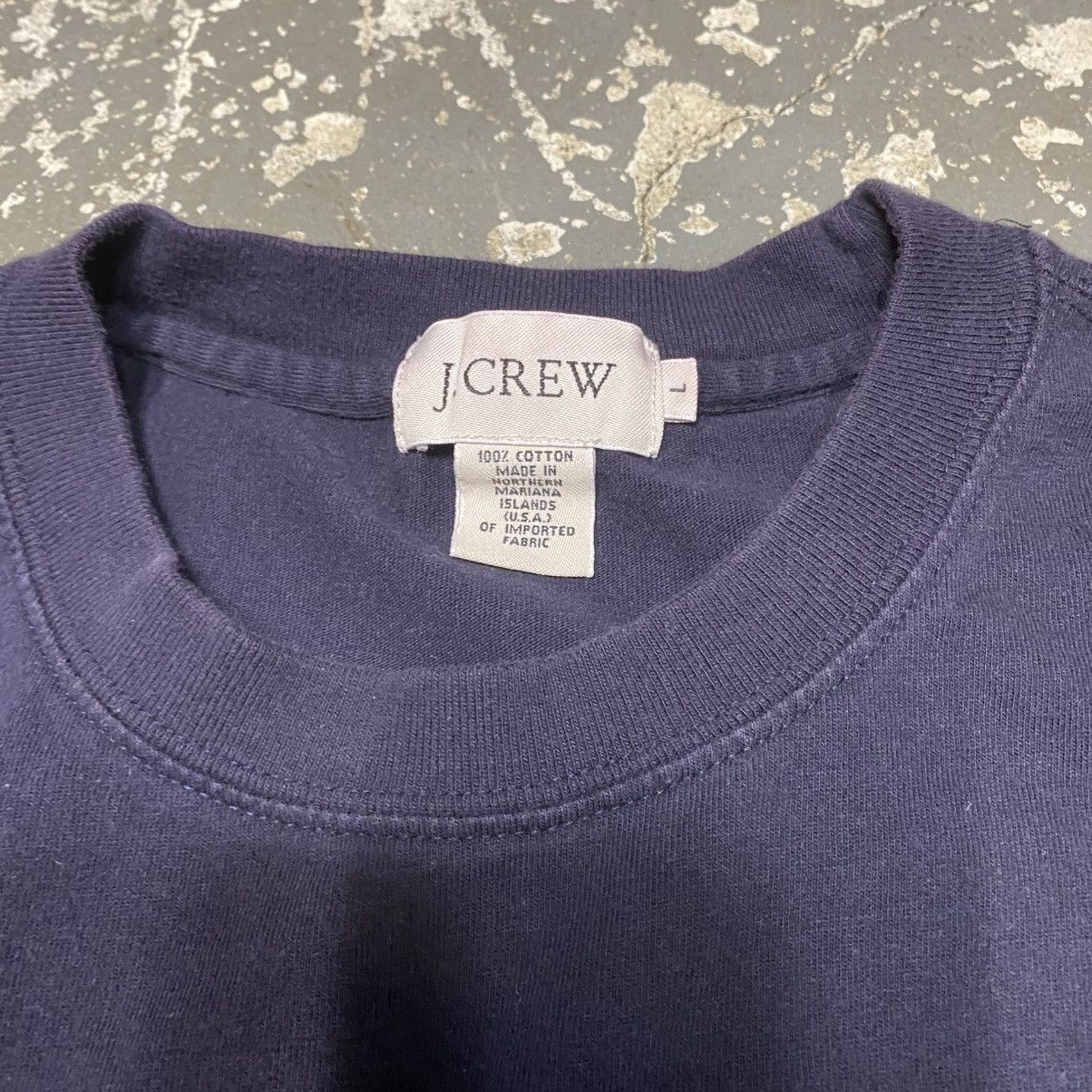 J.Crew × Vintage Vintage J Crew Striped Blank Long Sleeve Tshirt Size US L / EU 52-54 / 3 - 4 Thumbnail