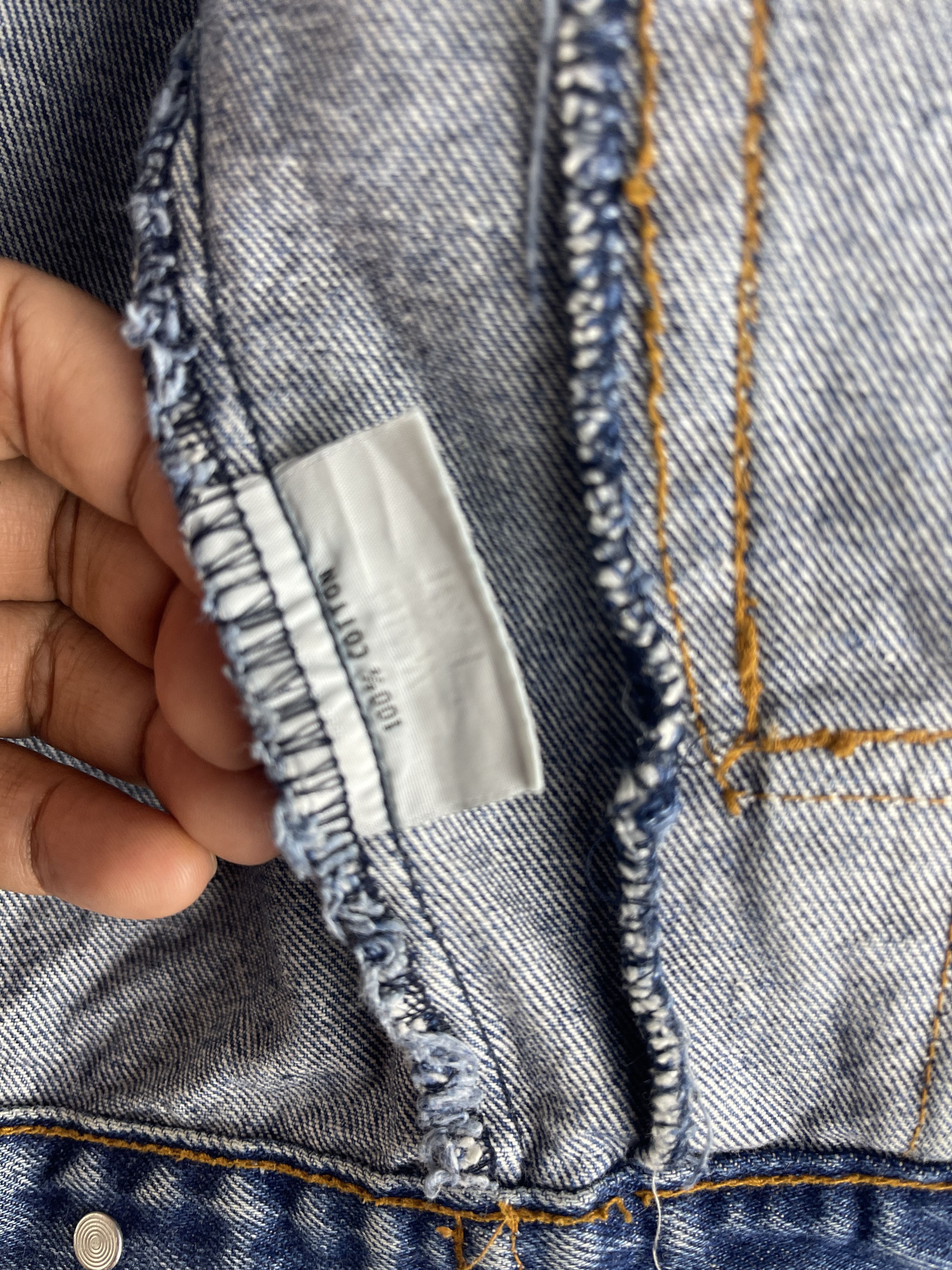 Vintage Bradford Bulls Collection Denim Vest Cut-Off Trucker Jacket Size US L / EU 52-54 / 3 - 12 Thumbnail