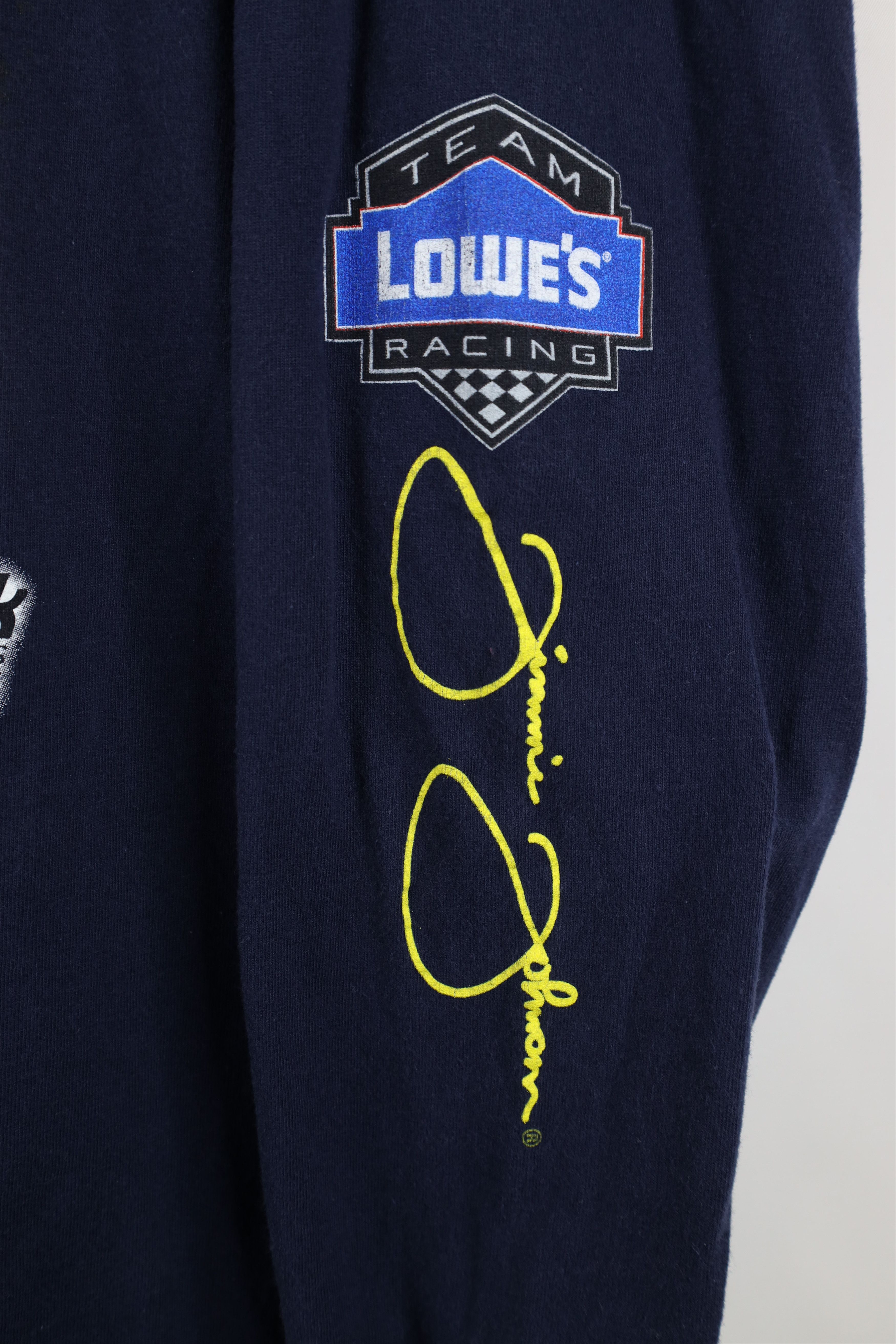 Vintage Vintage Y2K NASCAR Jimmie Johnson Racing Long Sleeve T-Shirt Size US L / EU 52-54 / 3 - 4 Thumbnail