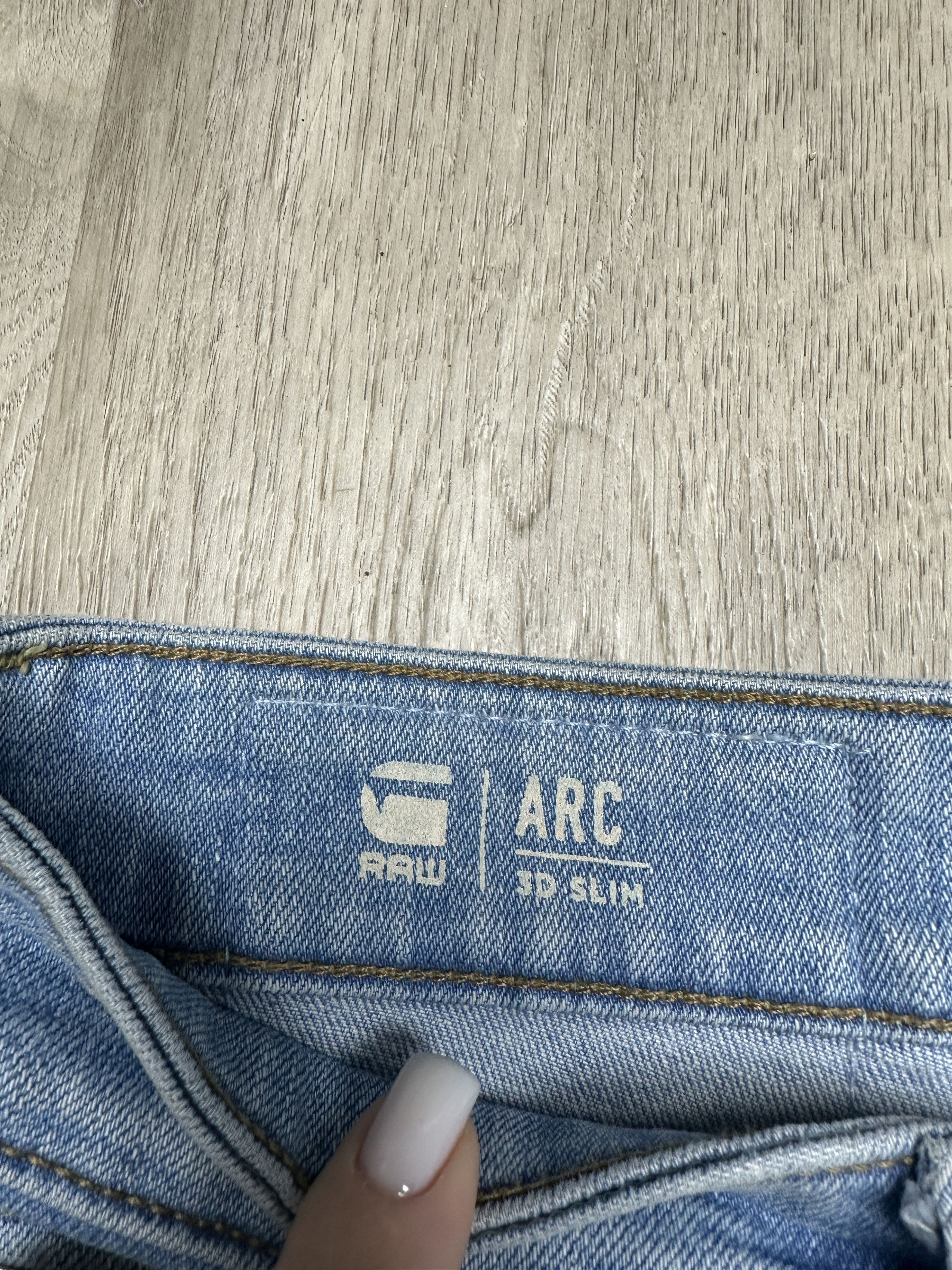 G-Star G Star Raw Vintage Mens Arc 3D Slim Denim Pants Jeans Size US 32 / EU 48 - 3 Thumbnail