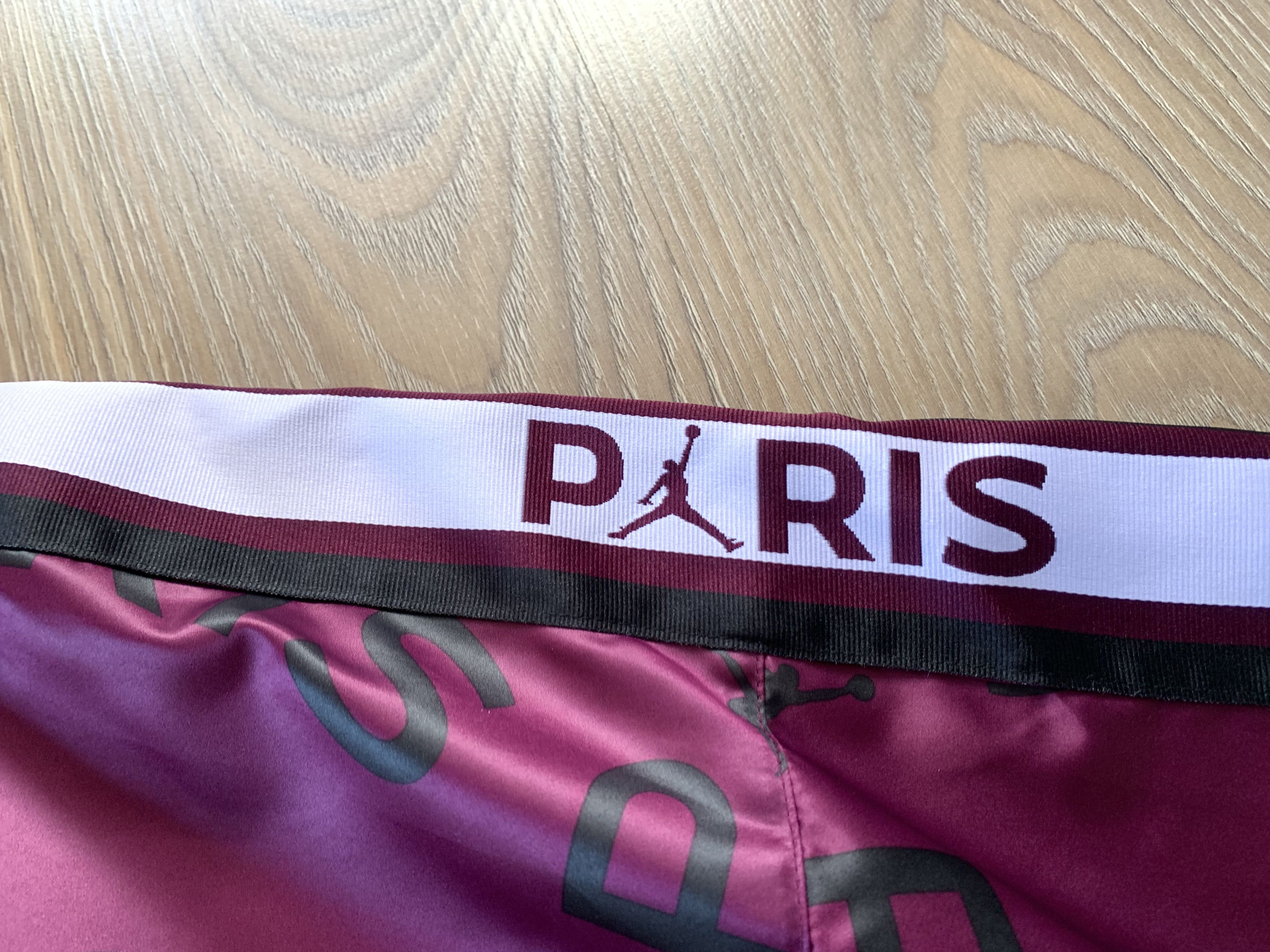 Jordan Brand Nike Air Jordan Paris Saint-Germain Women's Burgundy Jacket Size S / US 4 / IT 40 - 9 Thumbnail