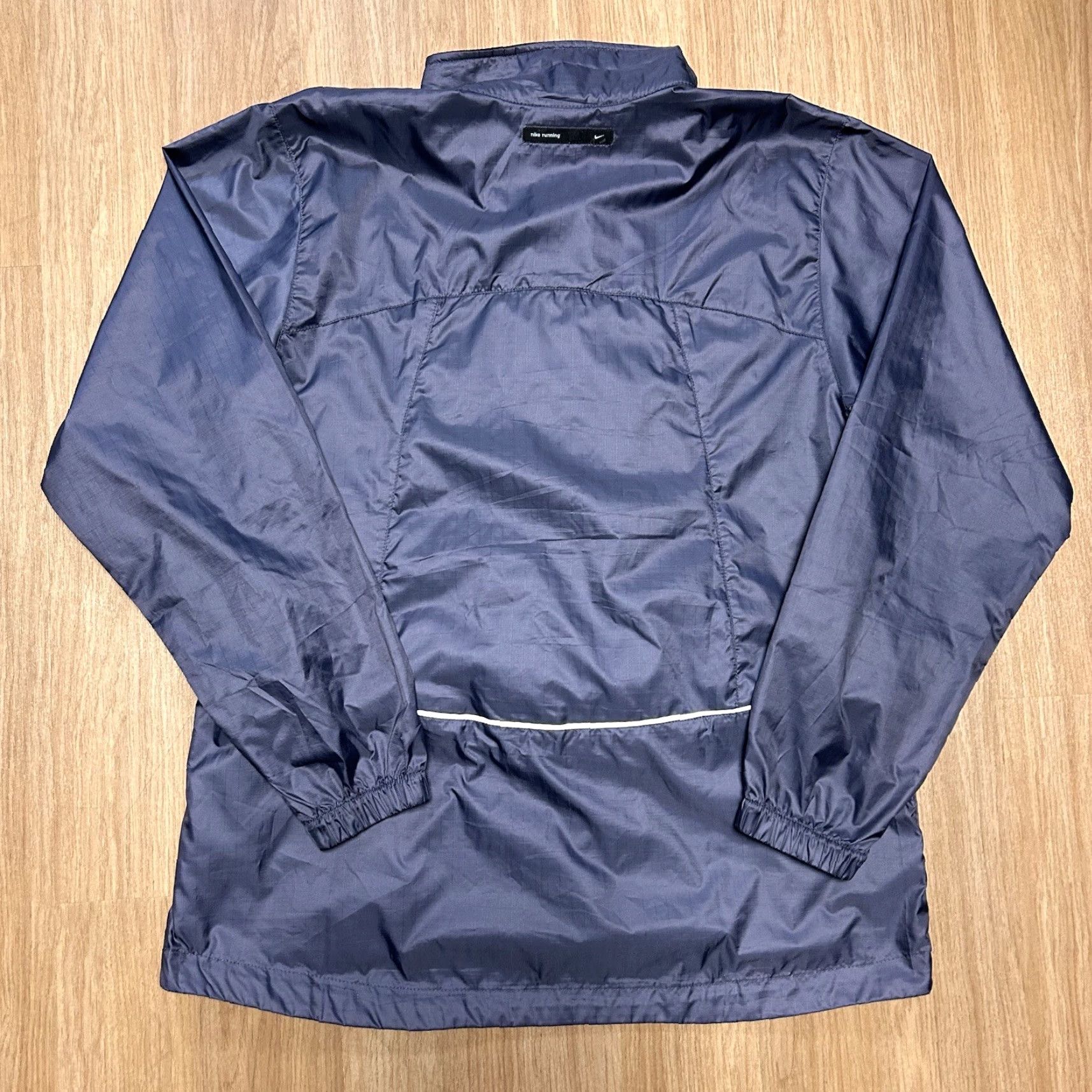 Nike VINTAGE Nike Running Windbreaker Jacket Purple Womens M Full Zip 90s Athleisure Logo Lightweight Zip-Nylon-Backpack Included Size M / US 6-8 / IT 42-44 - 2 Thumbnail