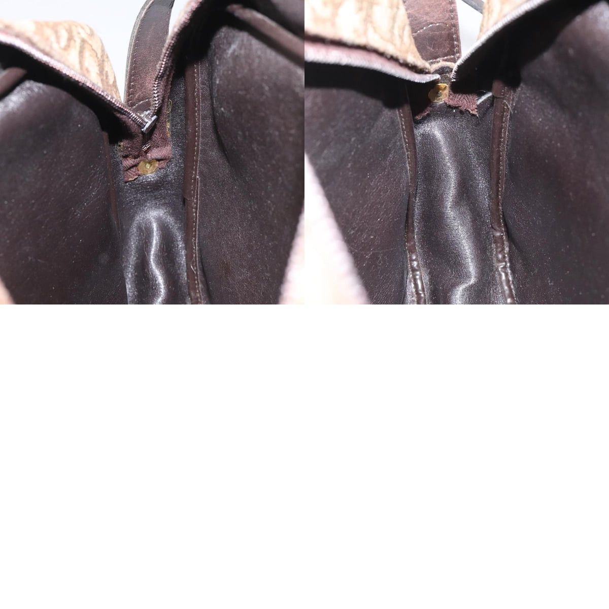 Dior DIOR Trotter Canvas Shoulder Bag Brown Size ONE SIZE - 12 Thumbnail