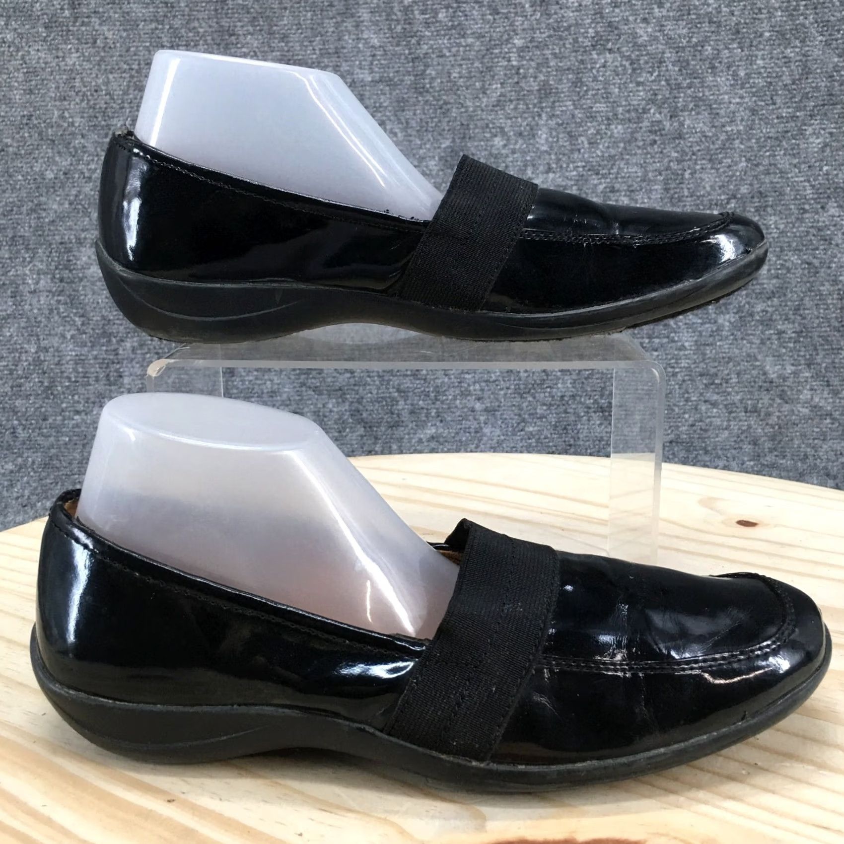 Naturalizer Naturalizer Freeda Loafer Black Patent Leather Slip-On Low Top Womens 7M Casual Shoes Size M / US 6-8 / IT 42-44 - 2 Thumbnail