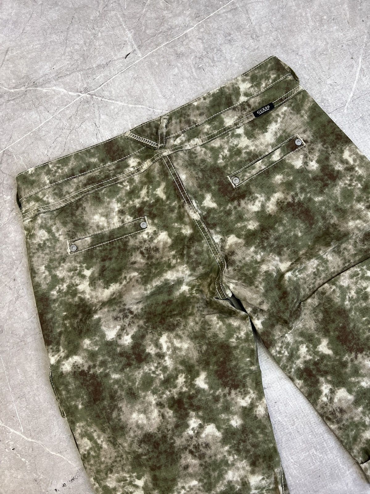 Junya Watanabe Vintage Guess Cargo Shorts Y2K camo Junya Watanabe style Size US 30 / EU 46 - 11 Thumbnail