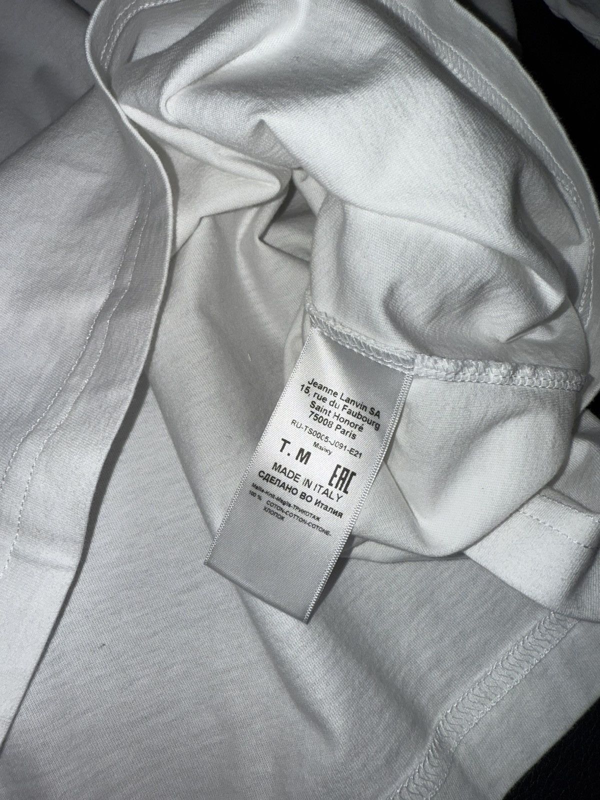 Gallery Dept. × Lanvin Gallery dept x Lanvin logo t shirt Size US M / EU 48-50 / 2 - 5 Thumbnail