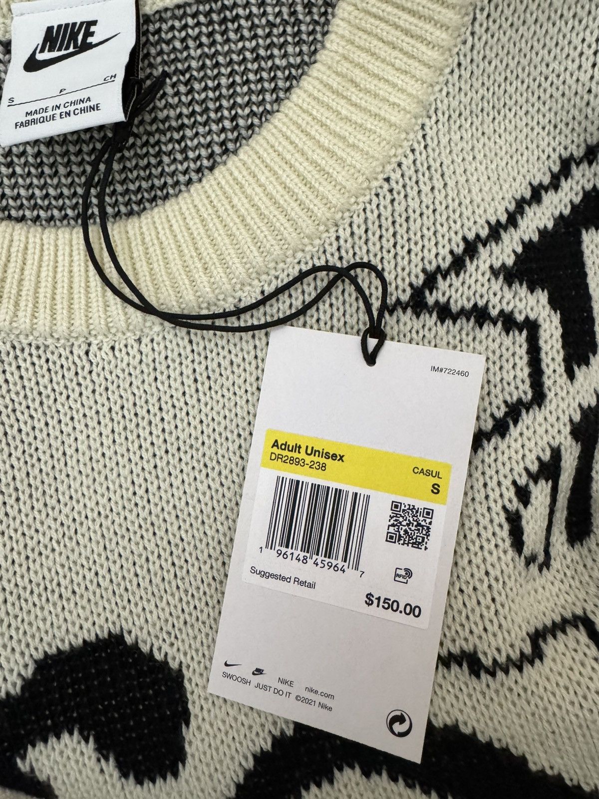 Nike × Stussy Knit Sweater Size US S / EU 44-46 / 1 - 4 Thumbnail