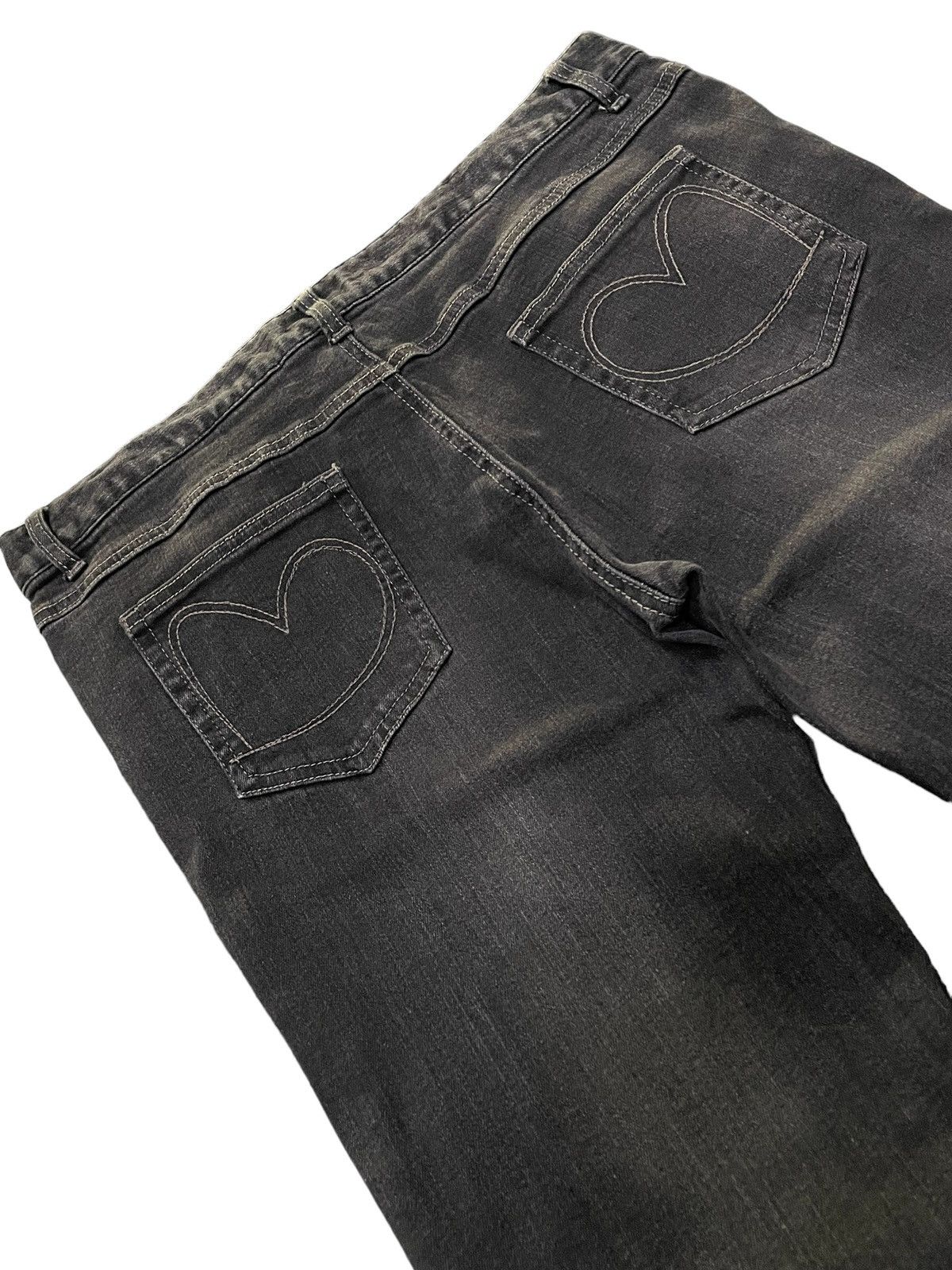 Hysteric Glamour × semanticdesign Emma James Distressed Frayed Art Flower Flower Jeans Size US 30 / EU 46 - 10 Thumbnail