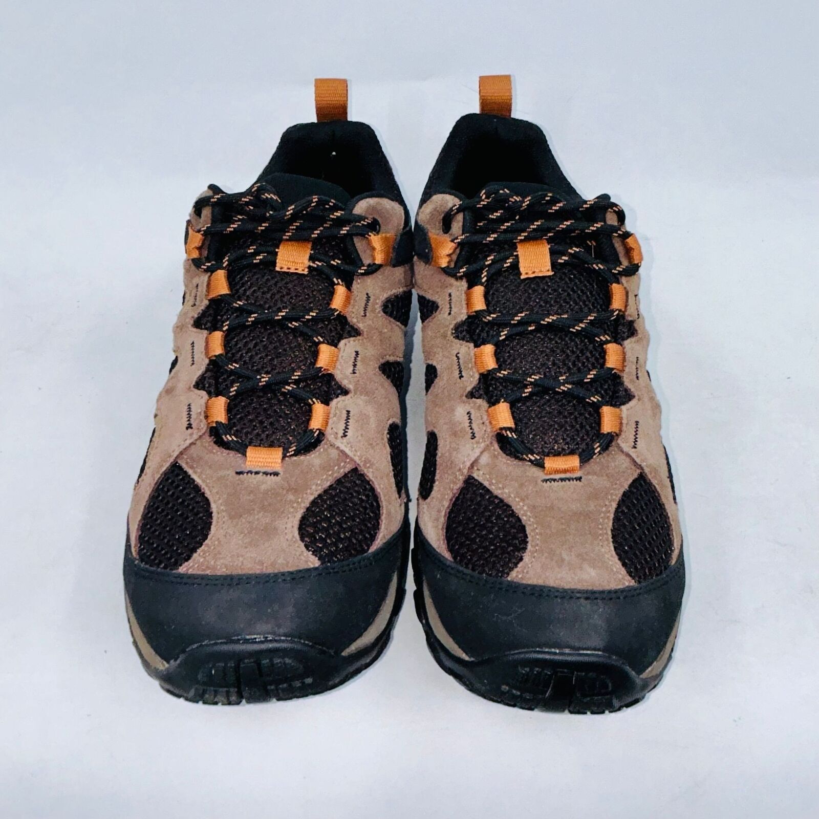 MERRELL MENS YOKOTA BRACKEN ORANGE HIKING SHOES SIZE 11D