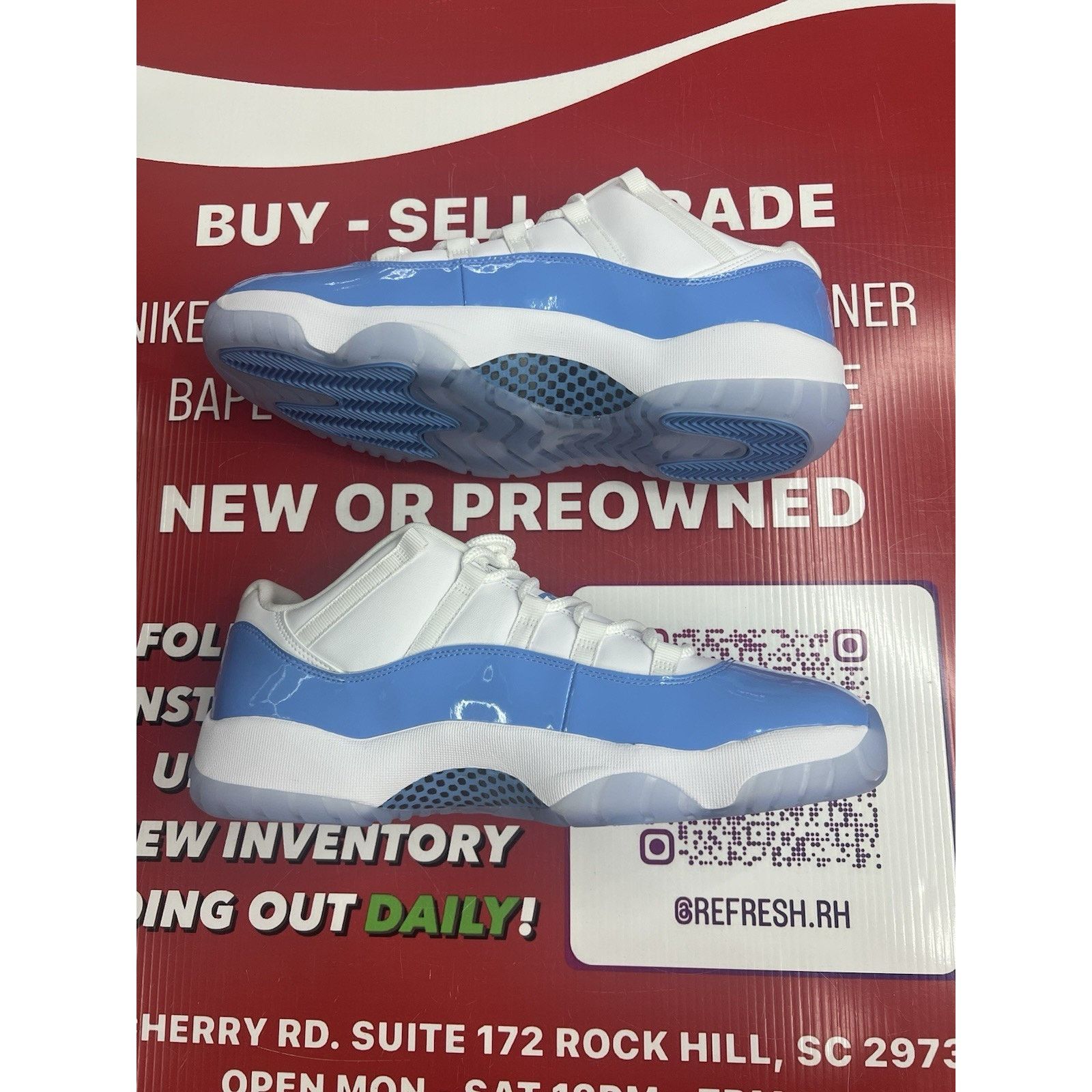 Jordan Brand Air Jordan 11 Low University Blue 2026 Size 13 FV5104-100 Size US 13 / EU 46 - 3 Thumbnail